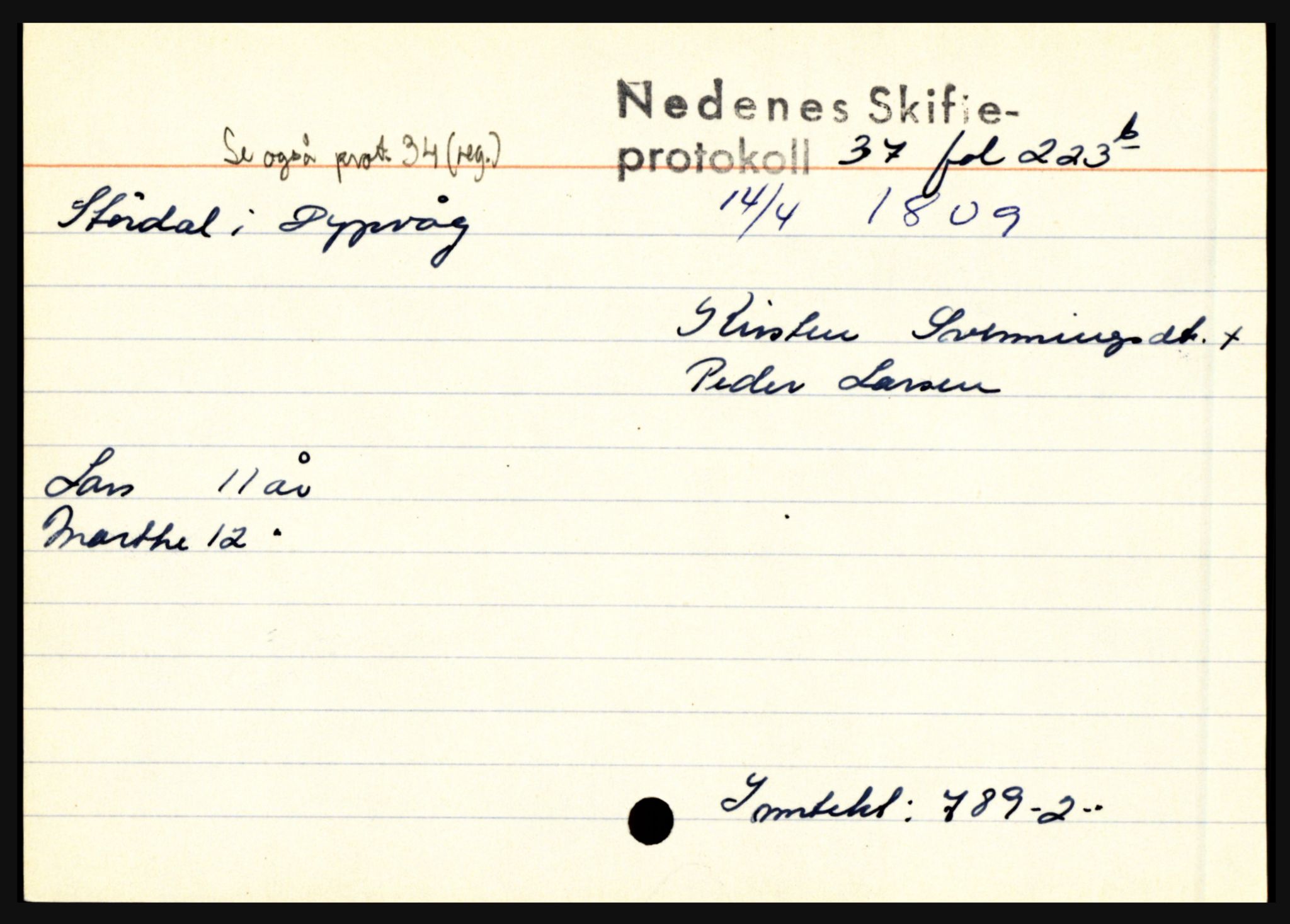 Nedenes sorenskriveri før 1824, AV/SAK-1221-0007/H, p. 29189