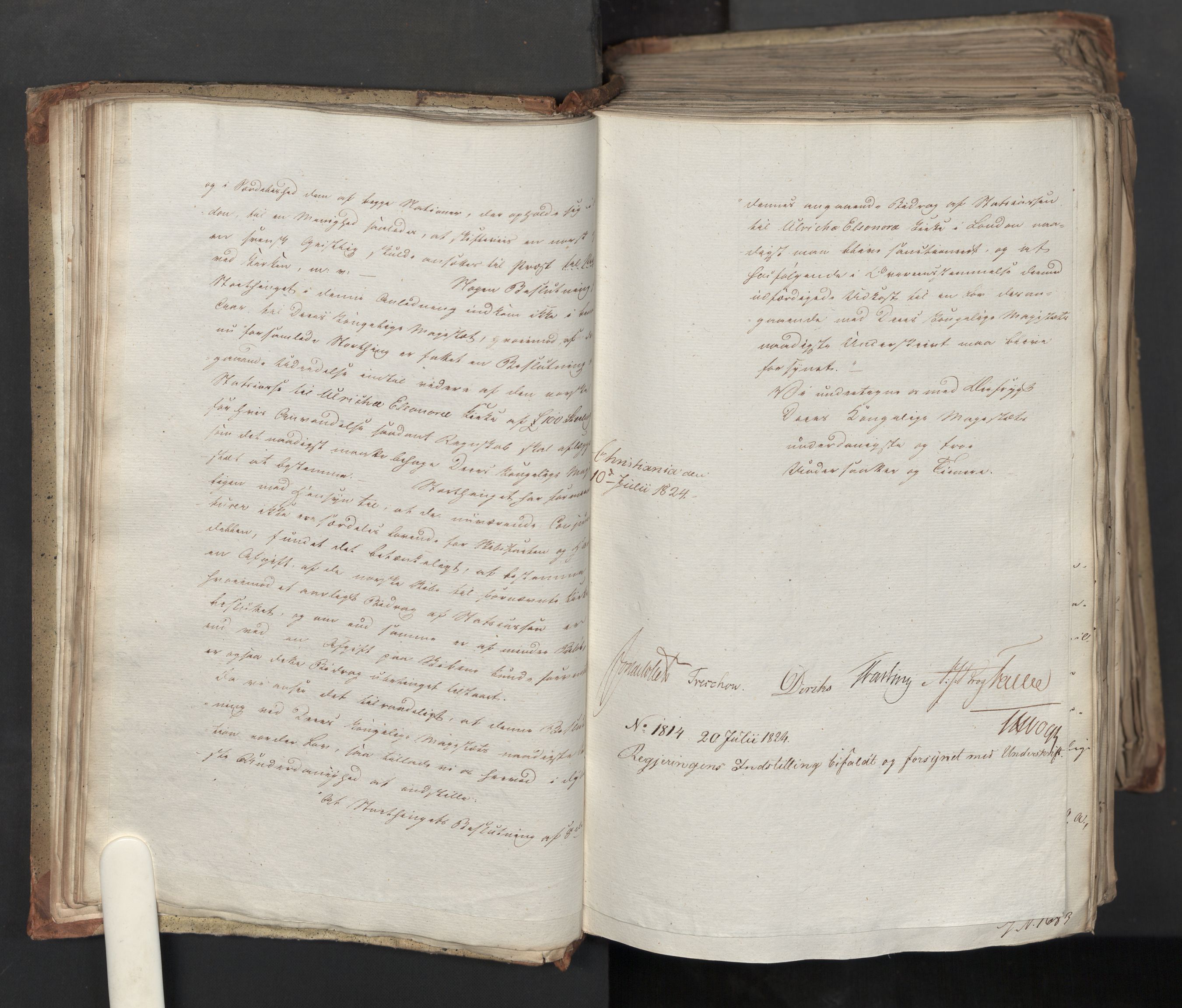Statsrådsavdelingen i Stockholm, AV/RA-S-1003/D/Da/L0039: Regjeringsinnstillinger nr. 1661-1946, 1824, p. 48