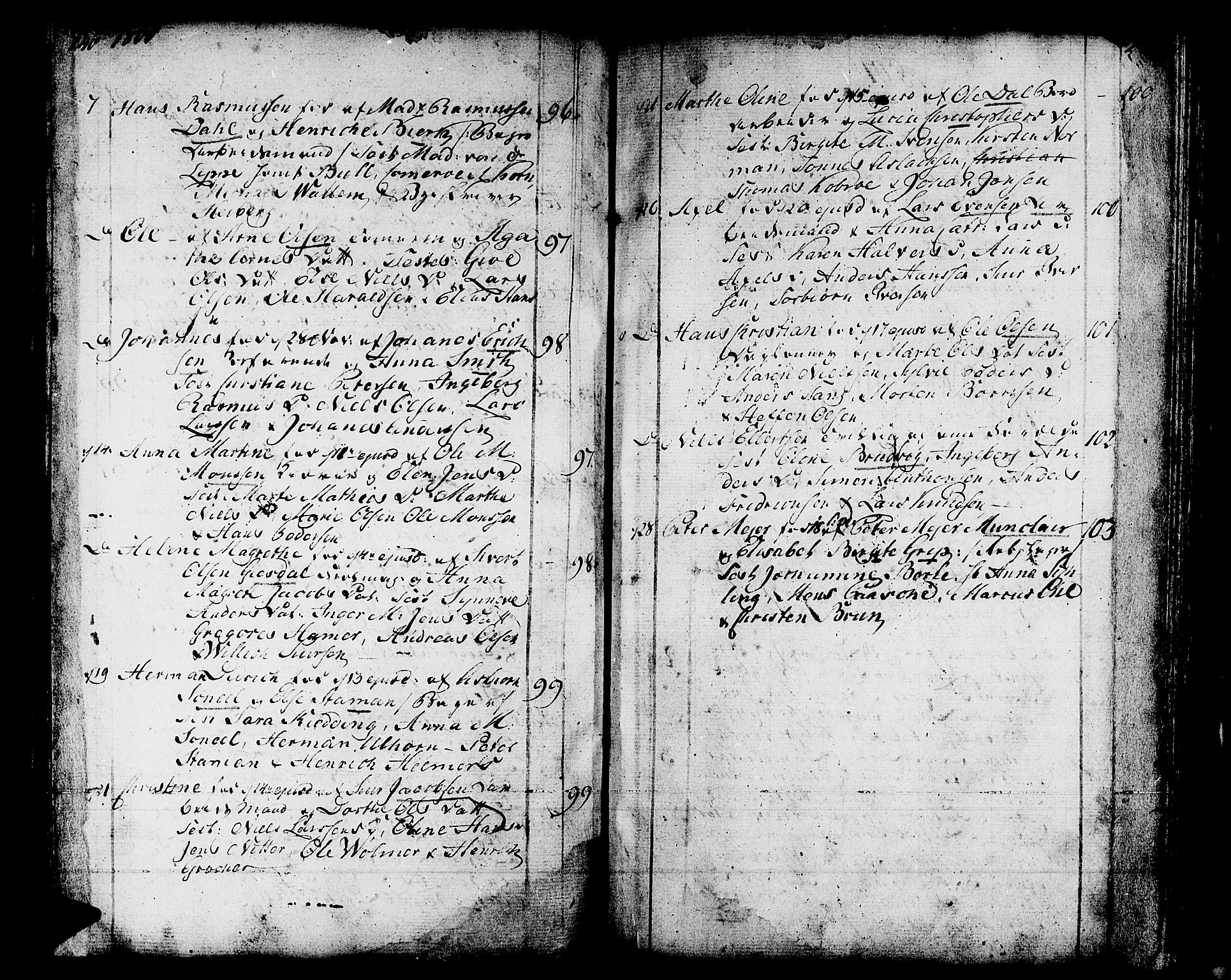 Domkirken sokneprestembete, SAB/A-74801/H/Haa/L0004: Parish register (official) no. A 4, 1763-1820, p. 240-241