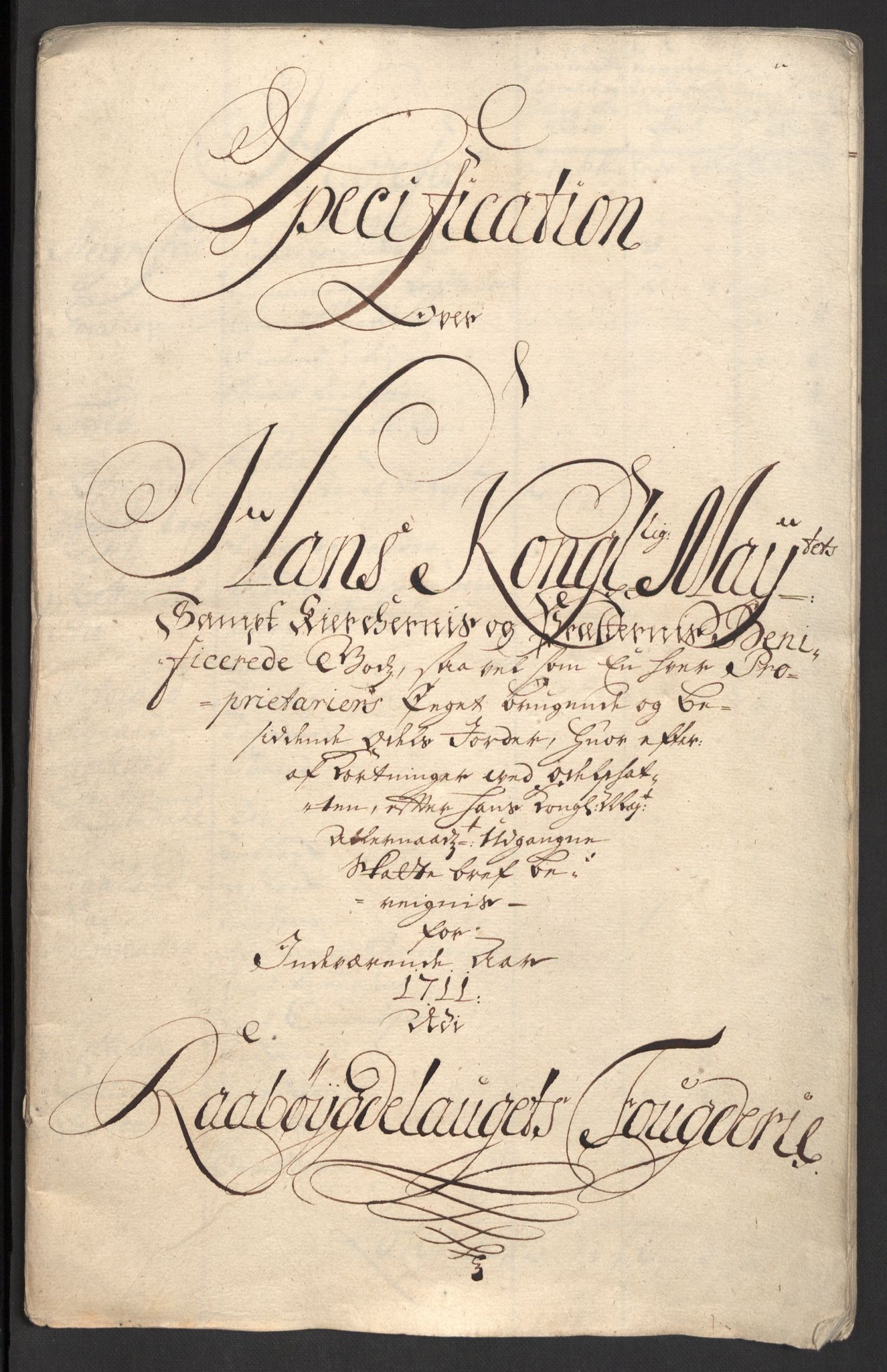 Rentekammeret inntil 1814, Reviderte regnskaper, Fogderegnskap, RA/EA-4092/R40/L2449: Fogderegnskap Råbyggelag, 1709-1711, p. 312