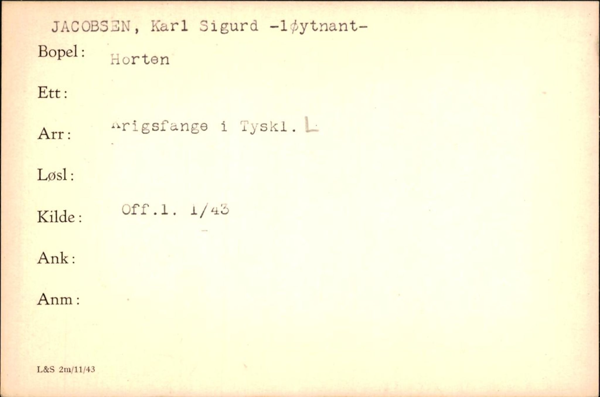 Forsvaret, Forsvarets krigshistoriske avdeling, AV/RA-RAFA-2017/Y/Yf/L0200: II-C-11-2102  -  Norske krigsfanger i Tyskland, 1940-1945, p. 511