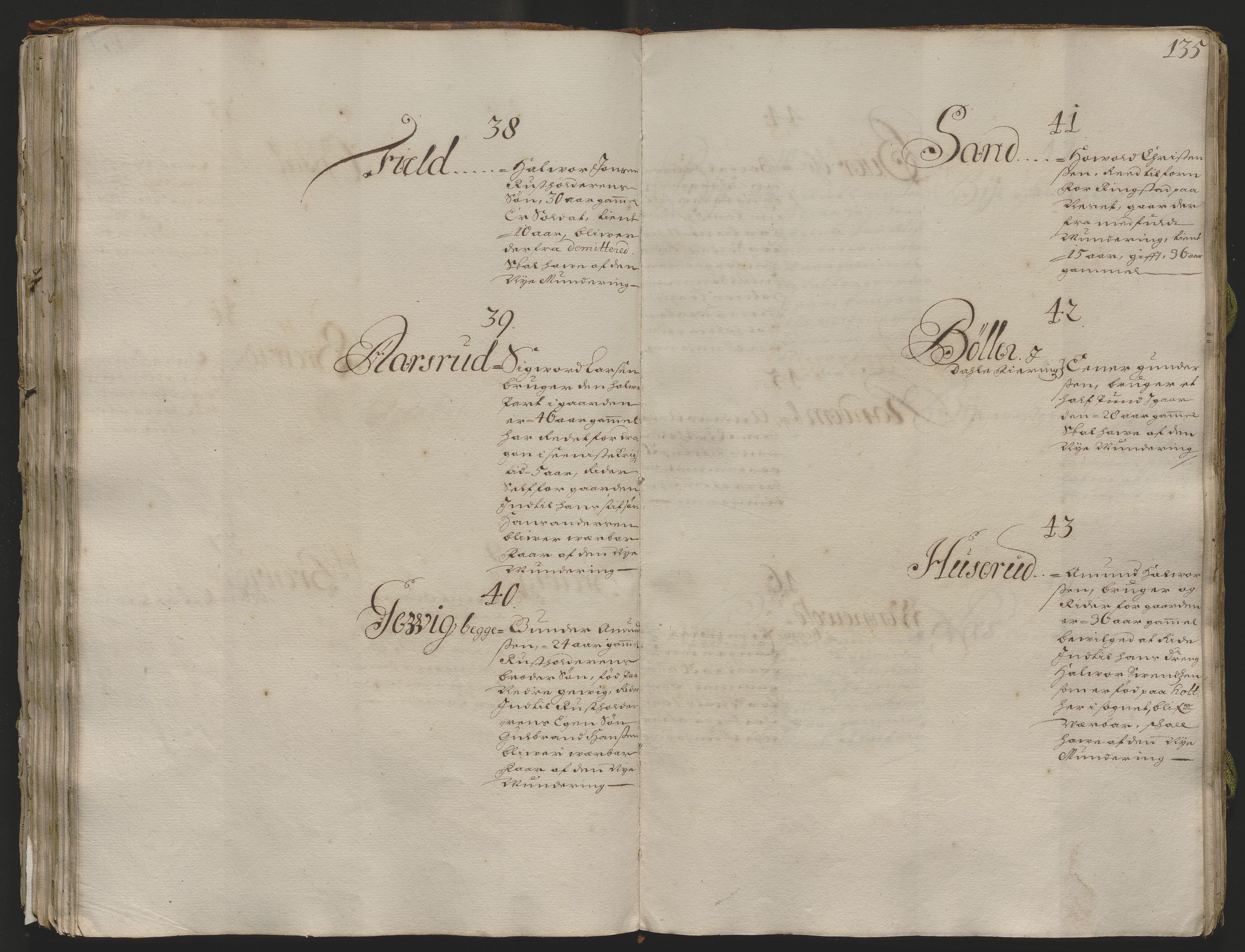 Rentekammeret inntil 1814, Realistisk ordnet avdeling, AV/RA-EA-4070/Ok/L0013: [Ff 19]: Generalhovedrulle over kavaleriet og dragonene i Norge, 1690-1691, p. 134b-135a