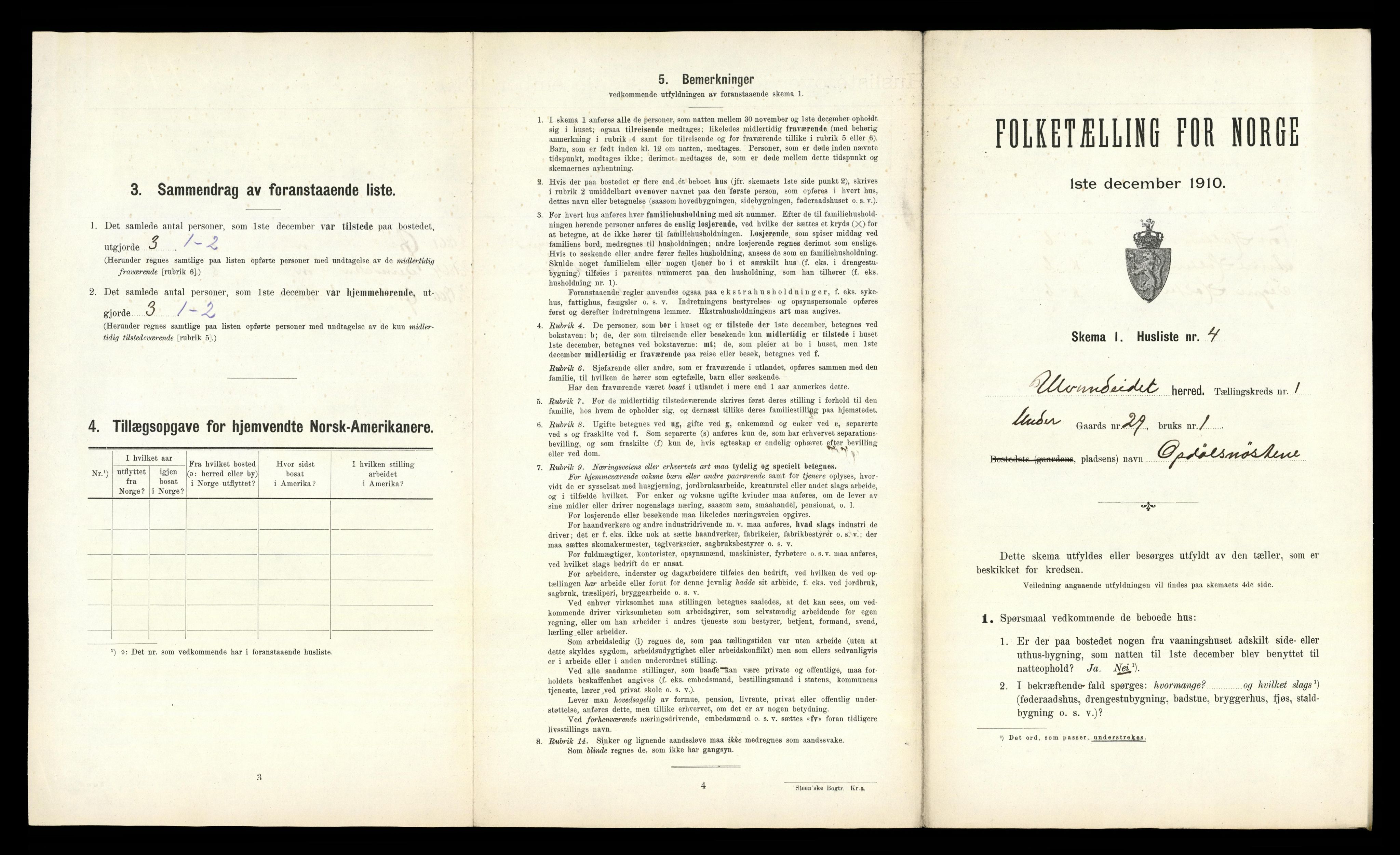 RA, 1910 census for Ålvundeid, 1910, p. 23