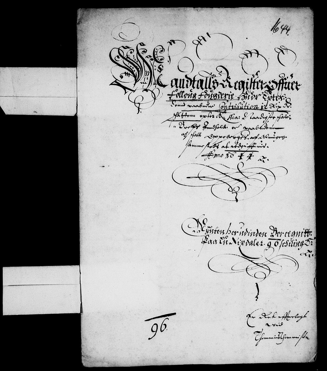 Rentekammeret inntil 1814, Reviderte regnskaper, Lensregnskaper, AV/RA-EA-5023/R/Rb/Rba/L0182: Akershus len, 1643-1645