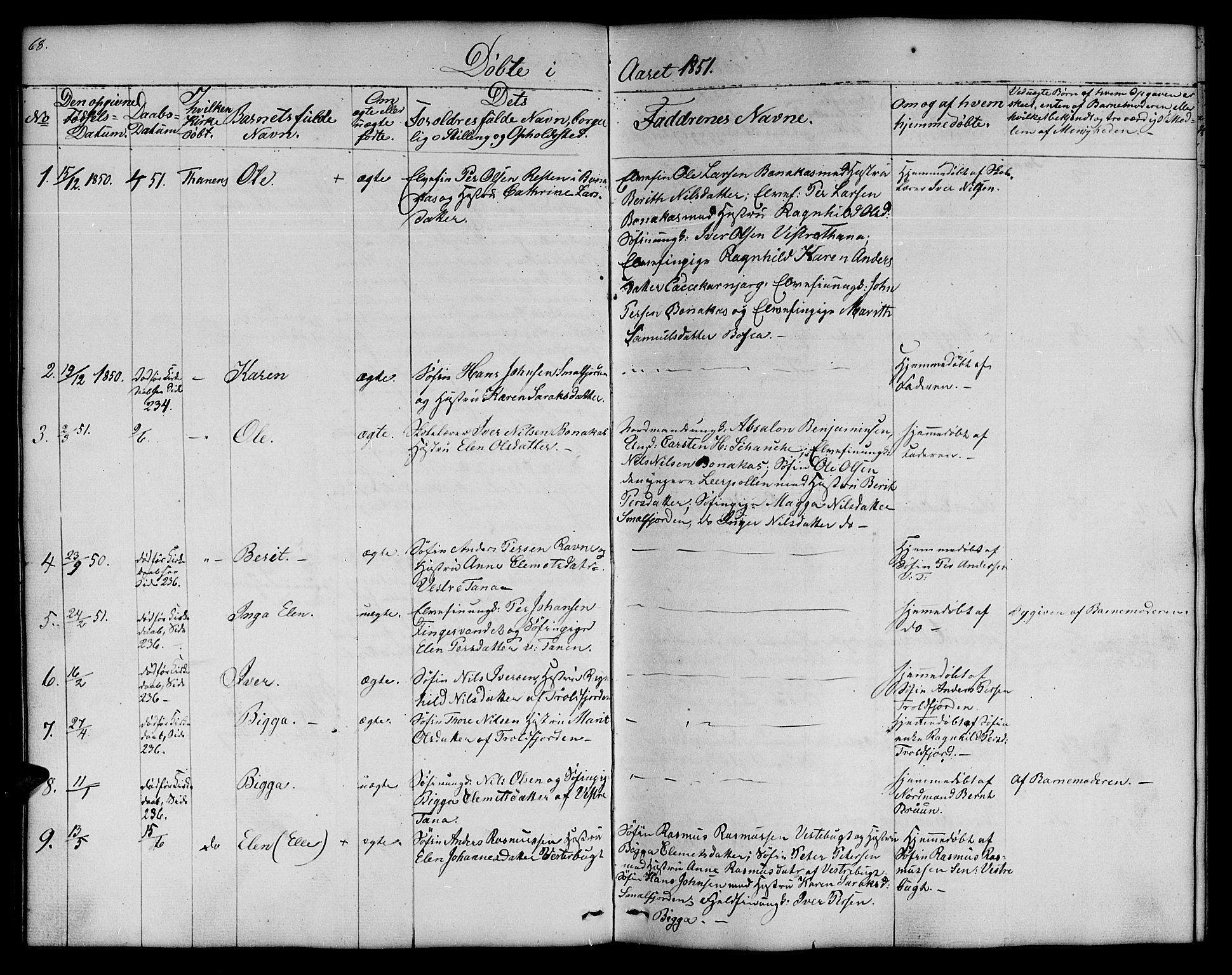 Nesseby sokneprestkontor, SATØ/S-1330/H/Hb/L0005klokker: Parish register (copy) no. 5, 1846-1852, p. 68-69