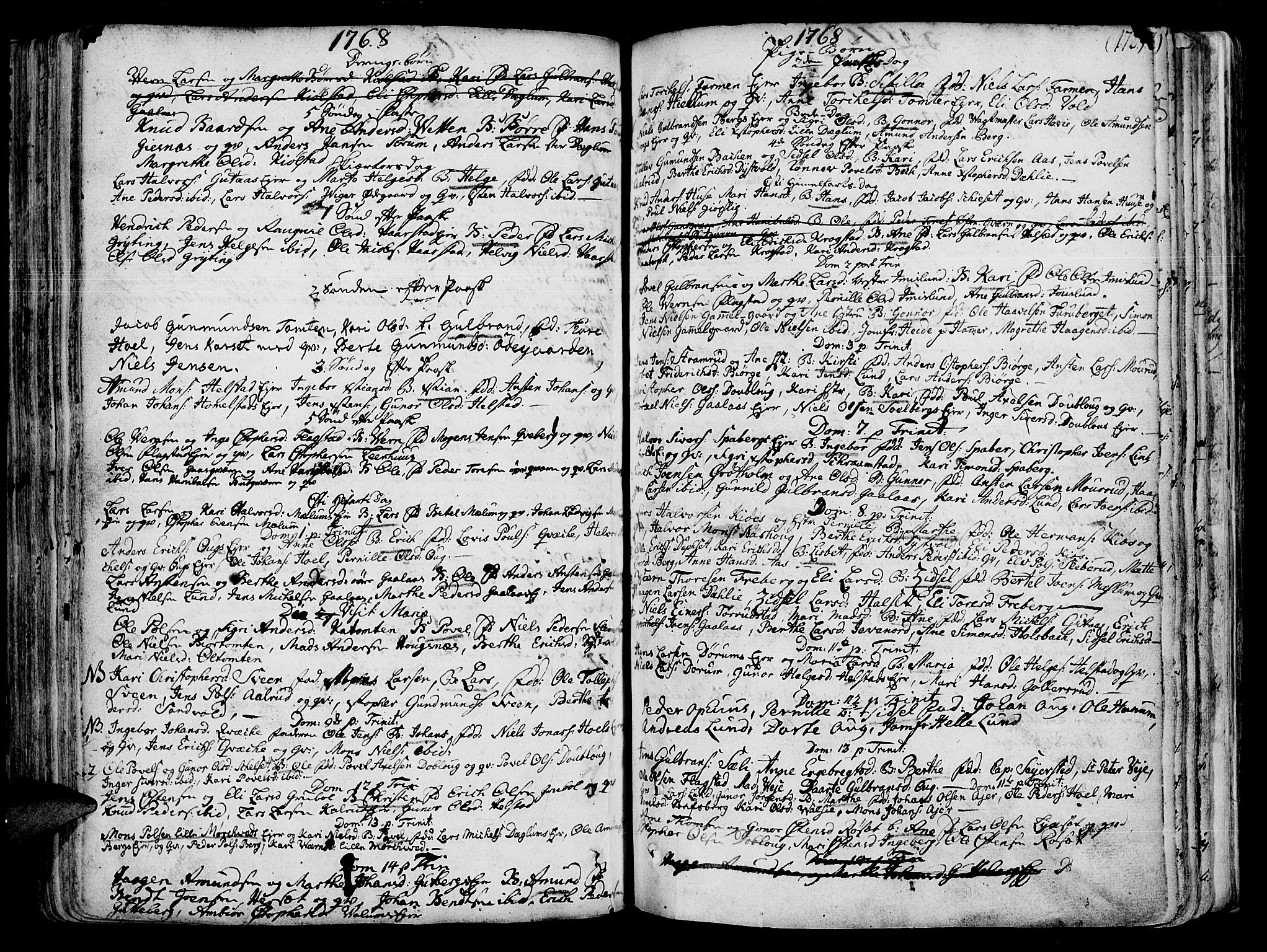 Vang prestekontor, Hedmark, AV/SAH-PREST-008/H/Ha/Haa/L0003: Parish register (official) no. 3, 1734-1809, p. 172