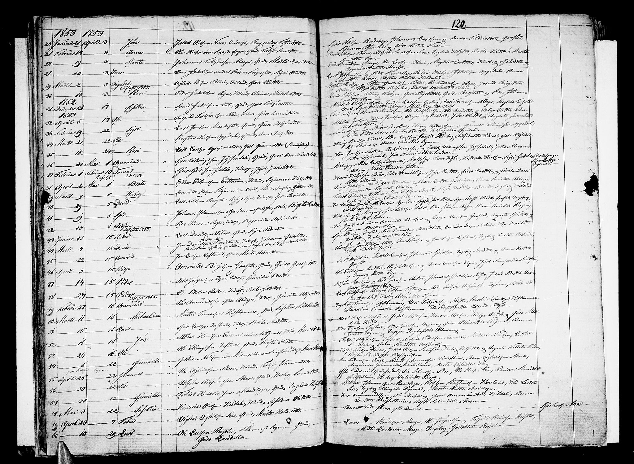 Ullensvang sokneprestembete, SAB/A-78701/H/Haa: Parish register (official) no. A 10, 1825-1853, p. 120
