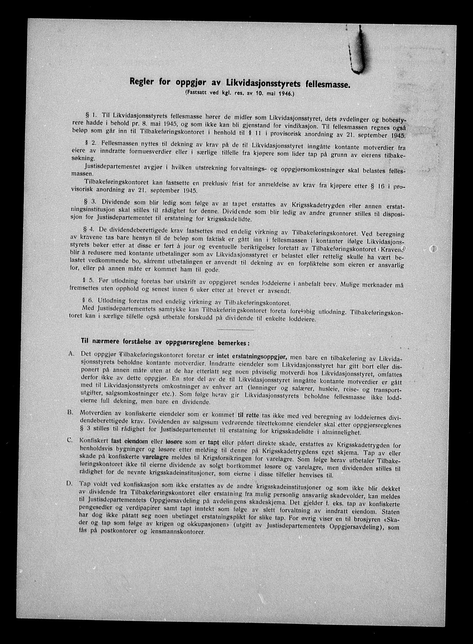 Justisdepartementet, Tilbakeføringskontoret for inndratte formuer, AV/RA-S-1564/H/Hc/Hca/L0906: --, 1945-1947, p. 297