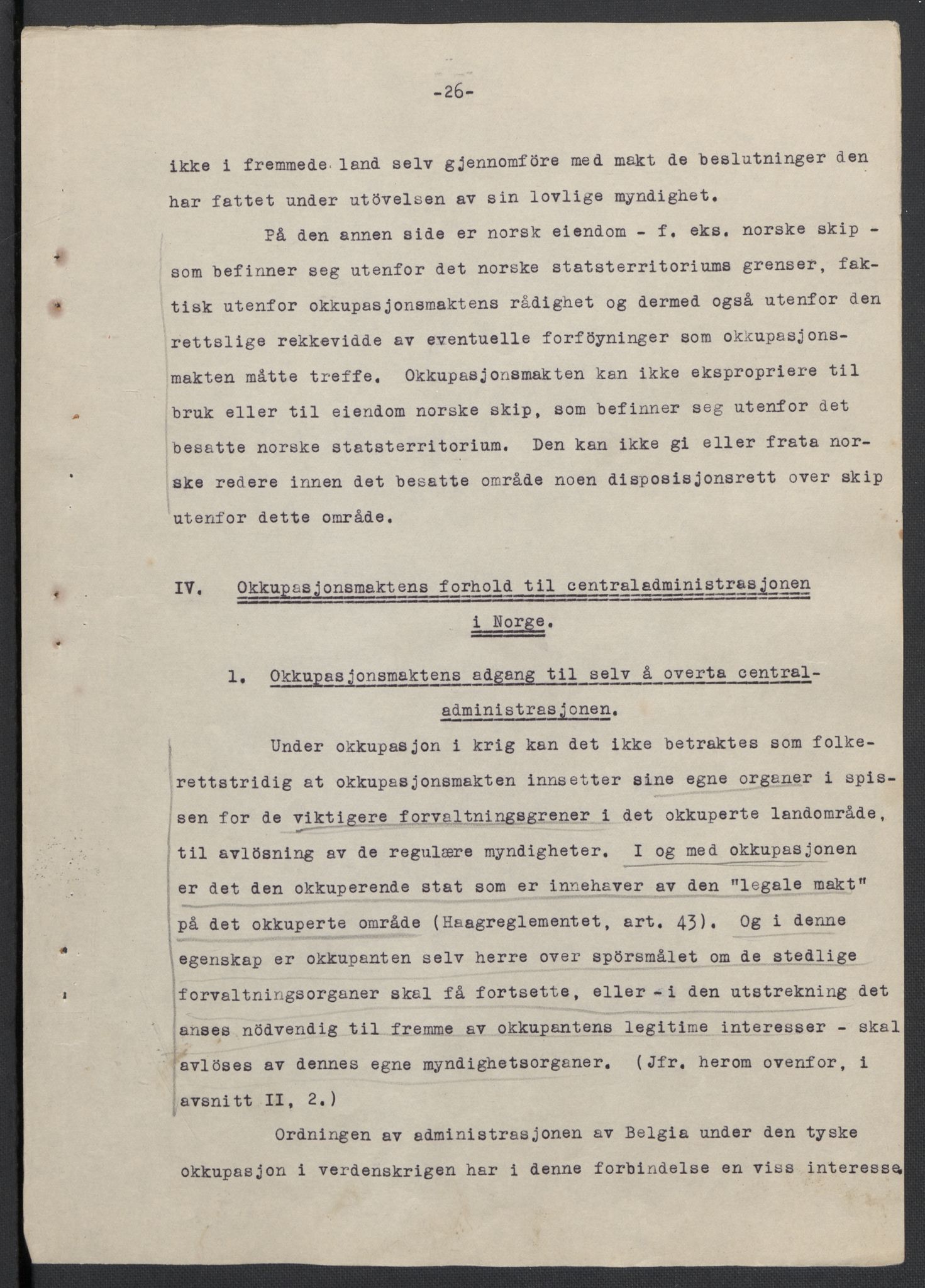 Landssvikarkivet, Oslo politikammer, AV/RA-S-3138-01/D/Da/L0003: Dnr. 29, 1945, p. 1116