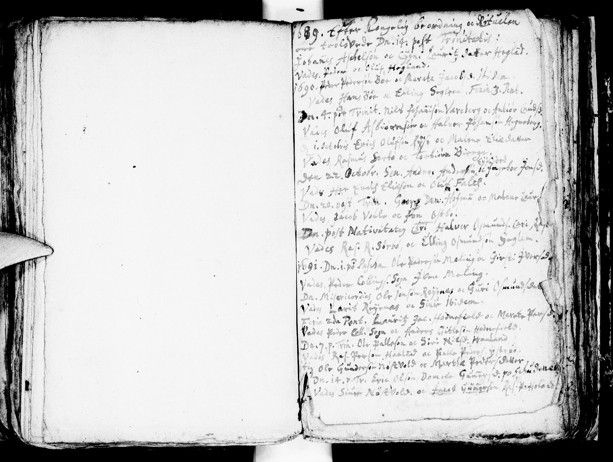 Rennesøy sokneprestkontor, SAST/A -101827/H/Ha/Haa/L0001: Parish register (official) no. A 1, 1668-1737