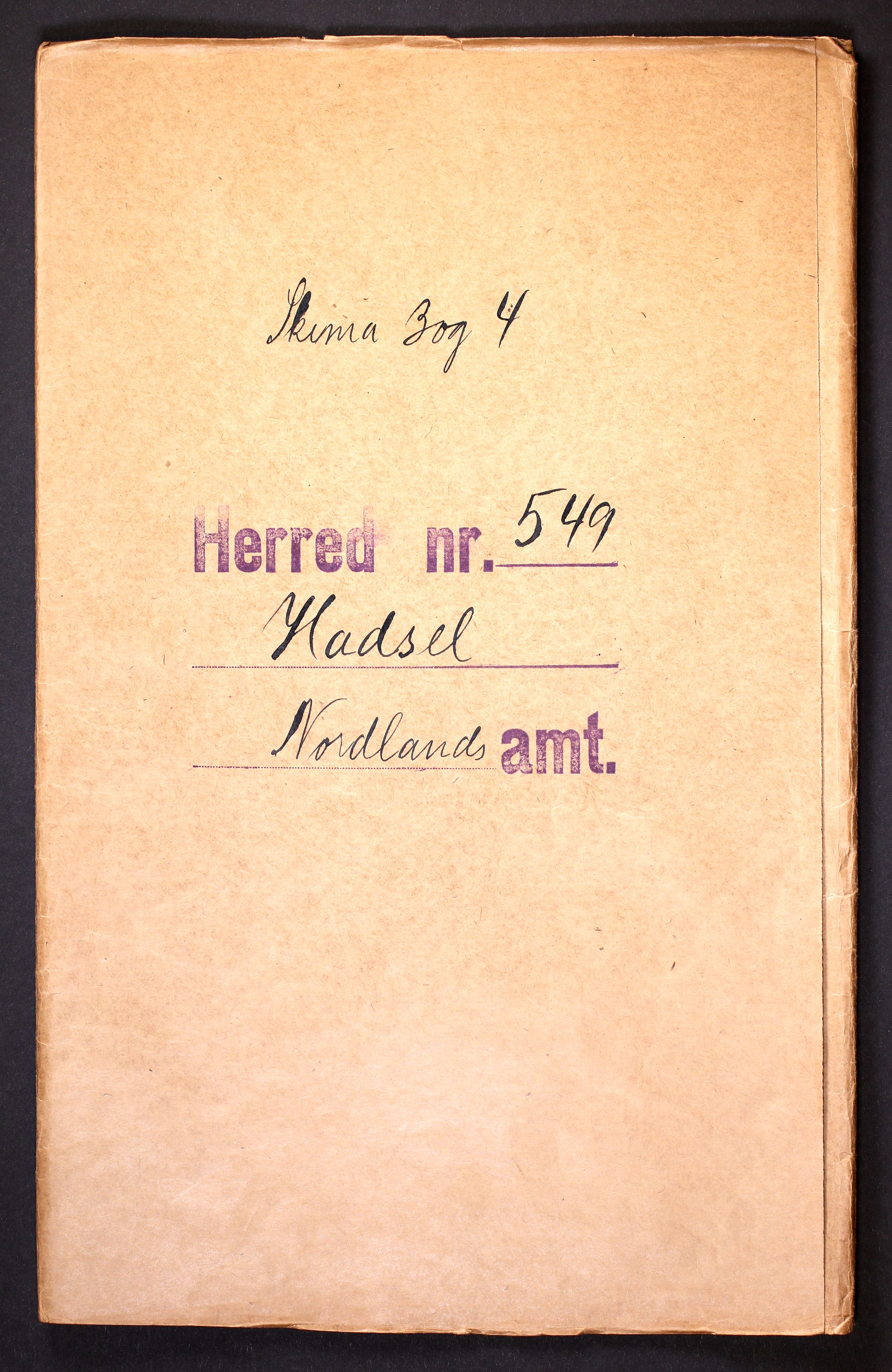 RA, 1910 census for Hadsel, 1910, p. 1