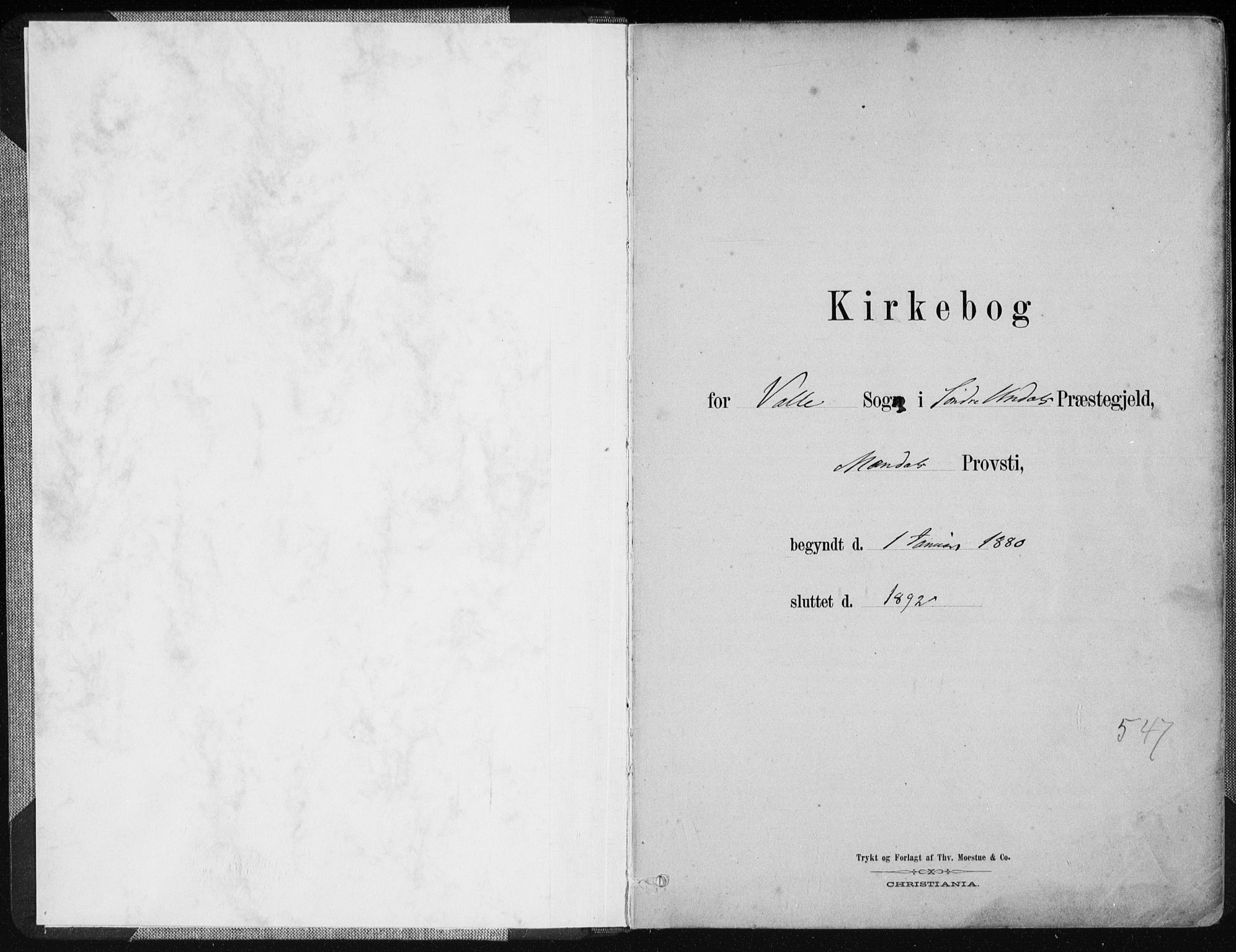 Sør-Audnedal sokneprestkontor, AV/SAK-1111-0039/F/Fa/Fab/L0009: Parish register (official) no. A 9, 1880-1895