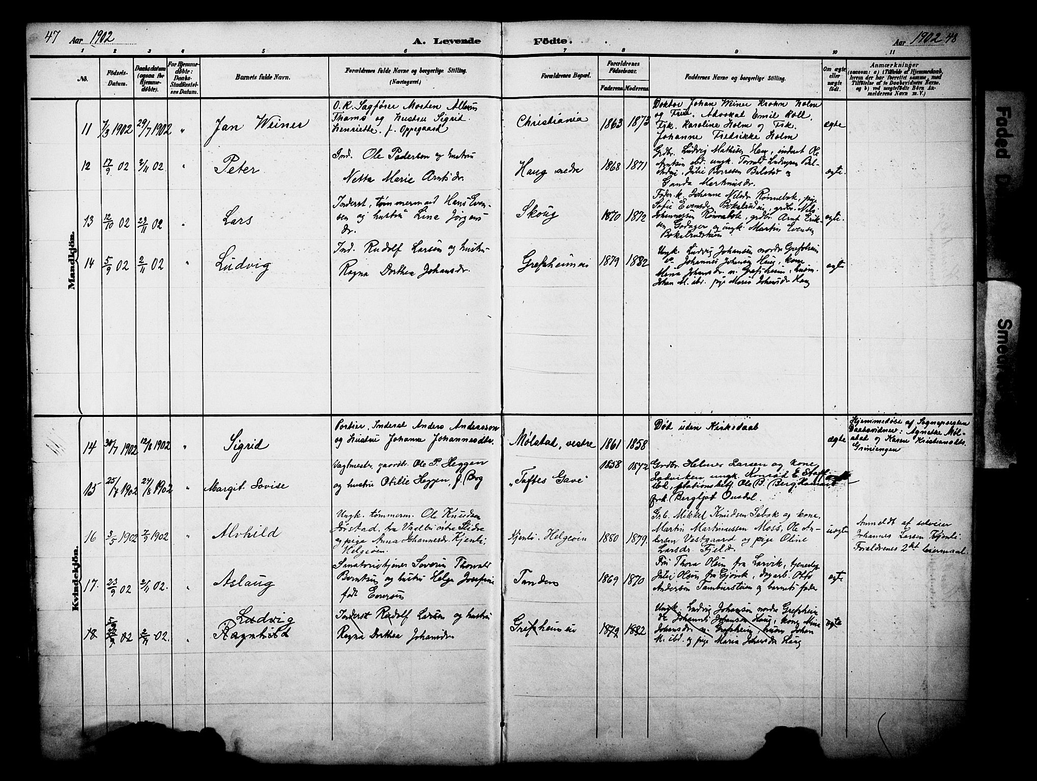 Nes prestekontor, Hedmark, AV/SAH-PREST-020/L/La/L0006: Parish register (copy) no. 6, 1890-1932, p. 47-48