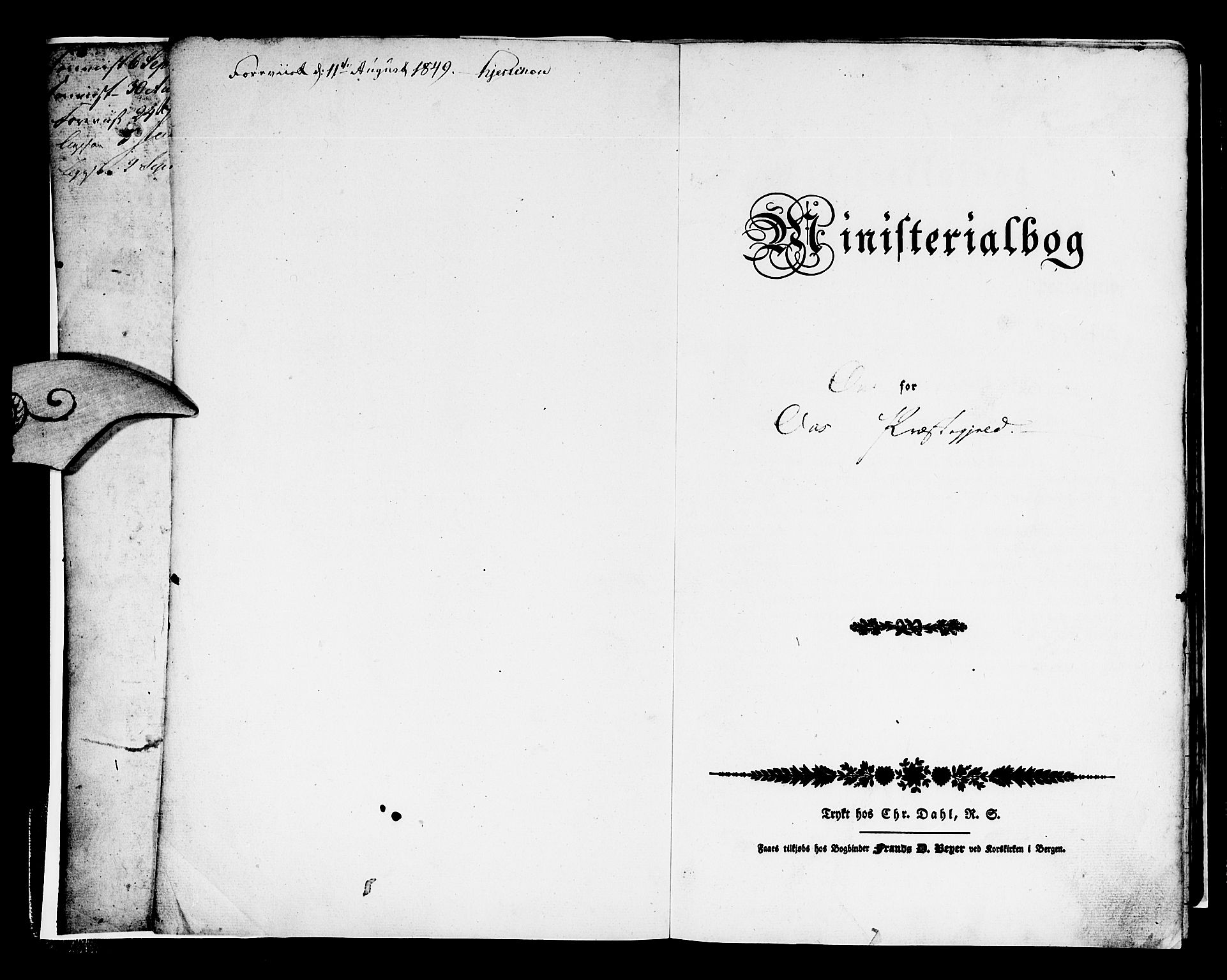 Os sokneprestembete, AV/SAB-A-99929: Parish register (official) no. A 15, 1839-1851