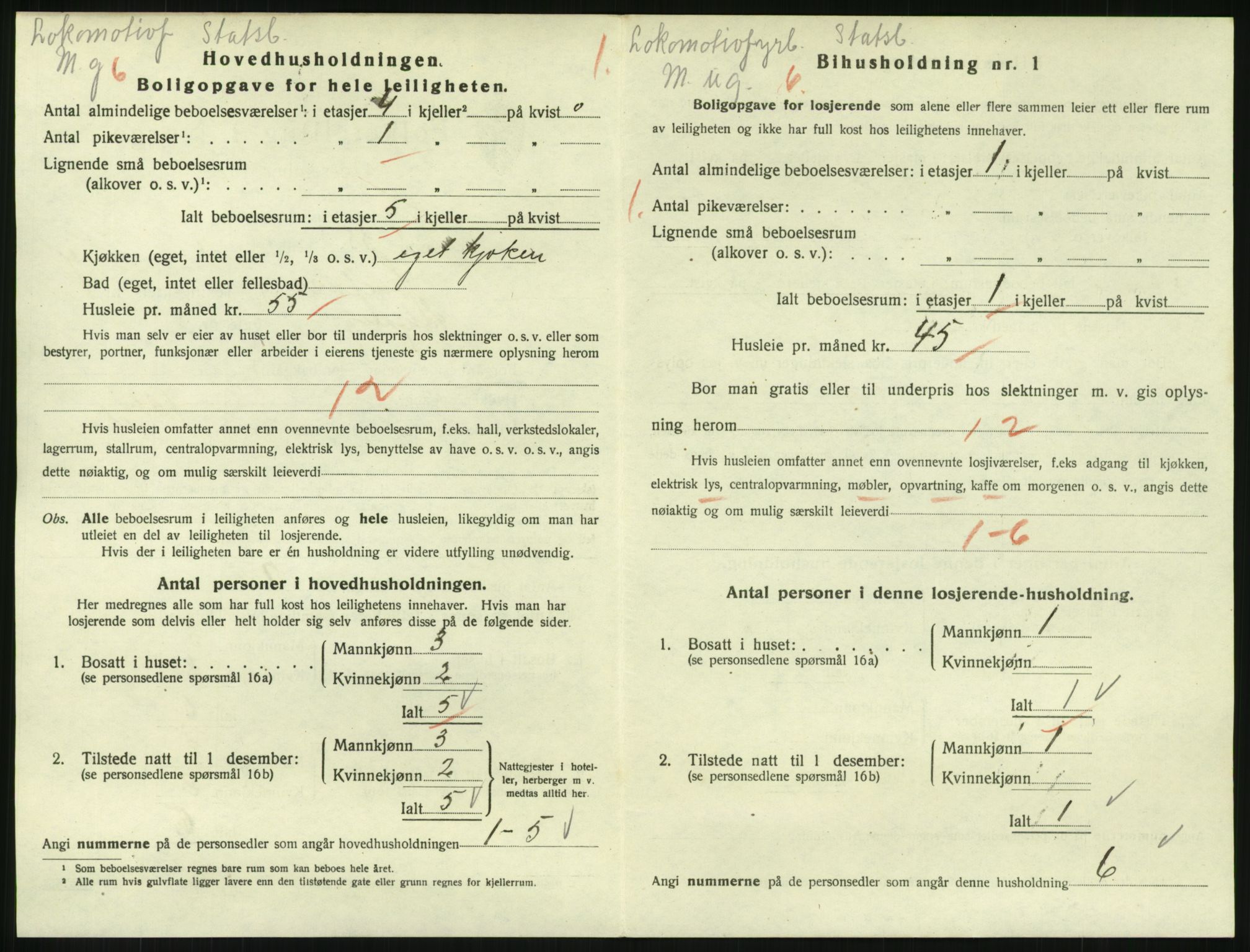 SAKO, 1920 census for Hønefoss, 1920, p. 2261