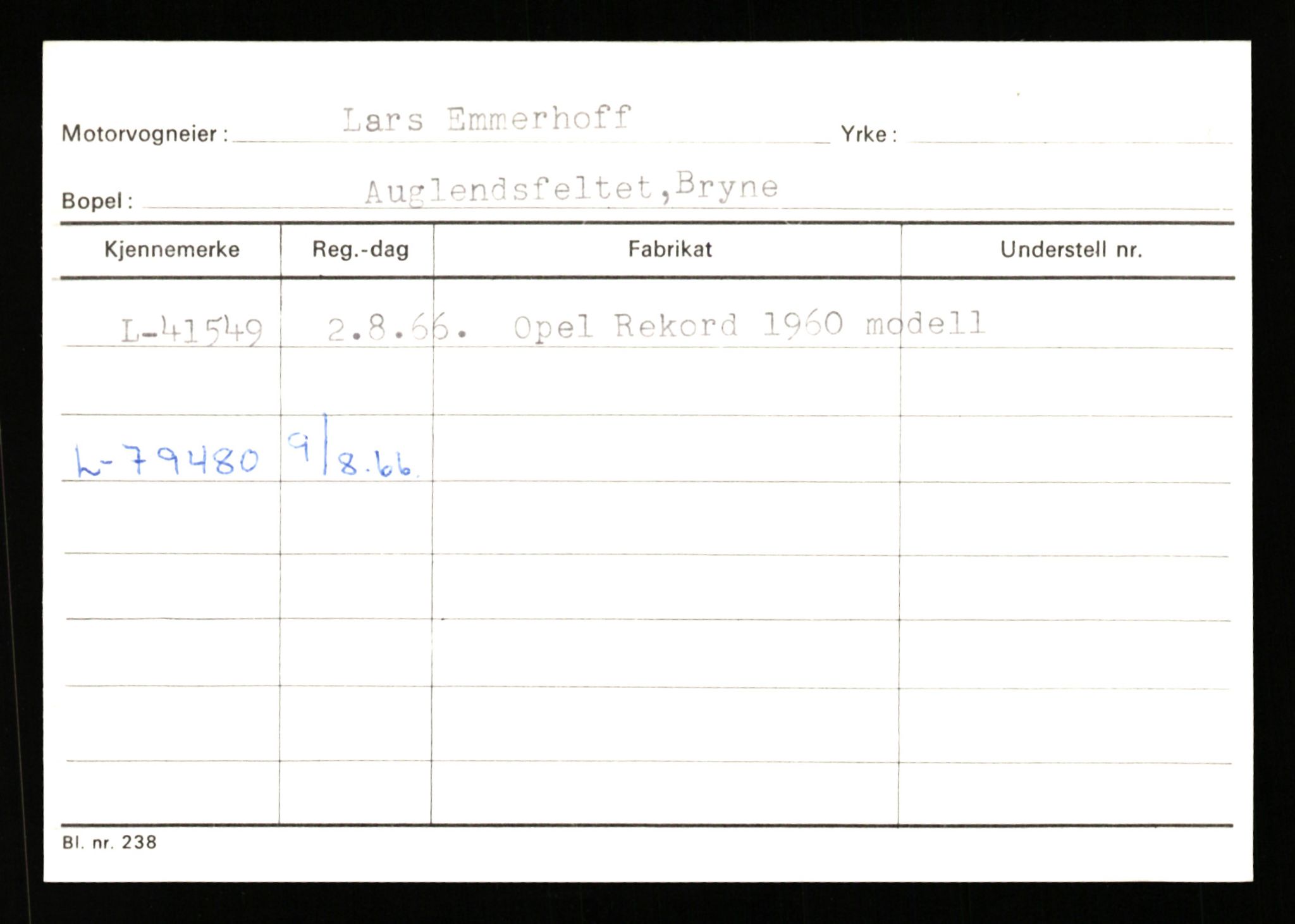 Stavanger trafikkstasjon, AV/SAST-A-101942/0/G/L0006: Registreringsnummer: 34250 - 49007, 1930-1971, p. 1957