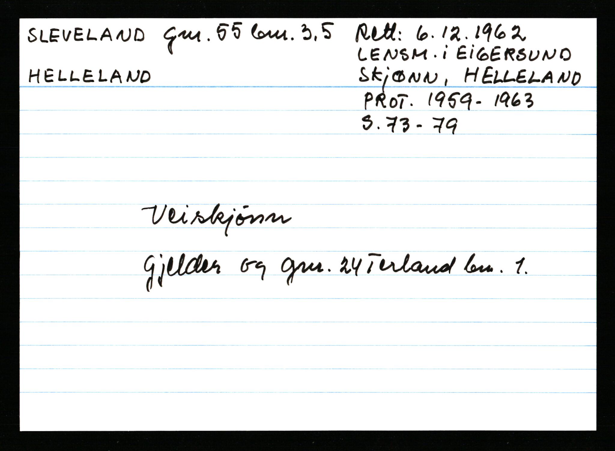 Statsarkivet i Stavanger, AV/SAST-A-101971/03/Y/Ym/L0053: Åstedskort sortert etter gårdsnavn: Skudeneshavn - Solbjør, 1600-1950, p. 388