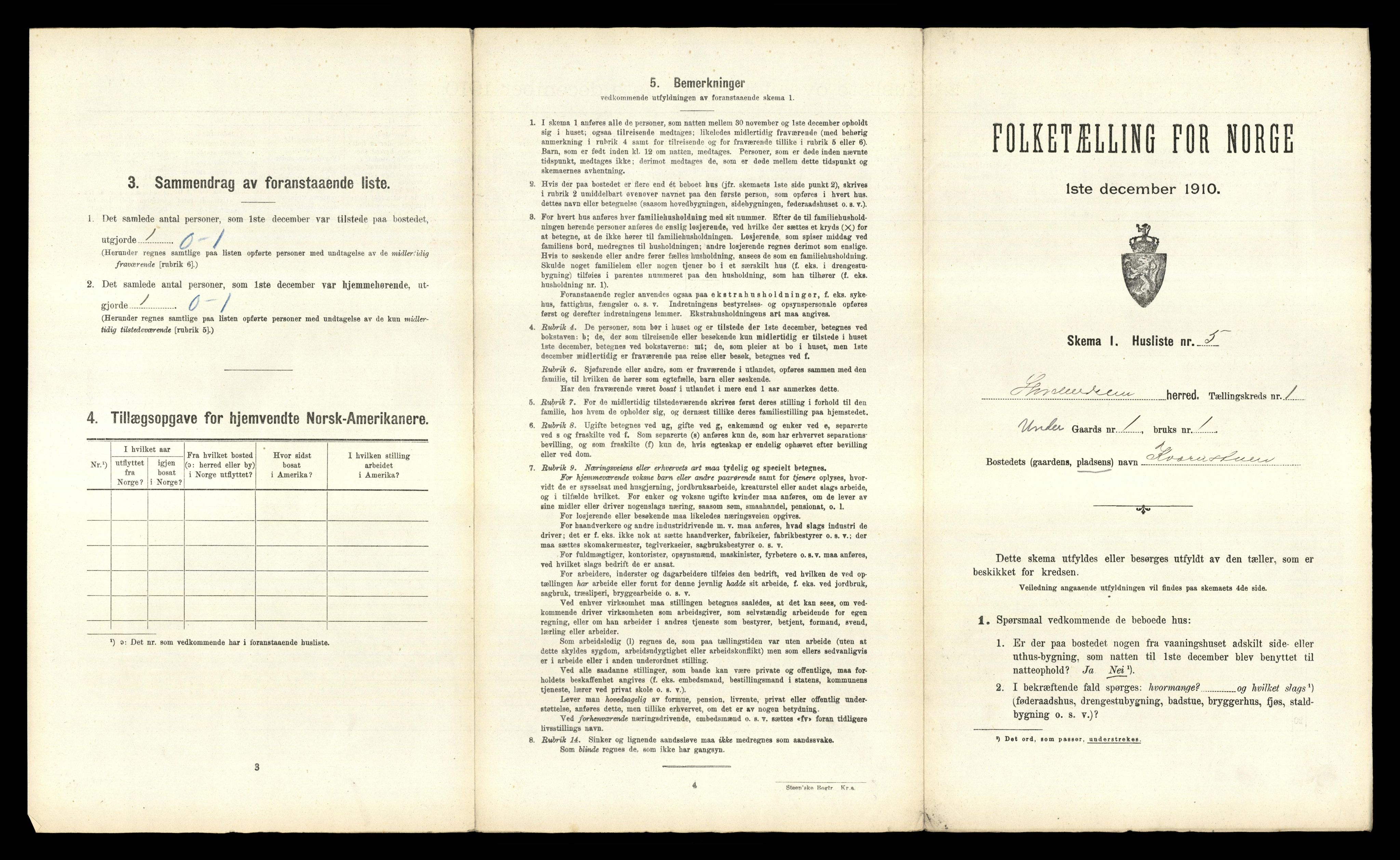 RA, 1910 census for Stor-Elvdal, 1910, p. 51