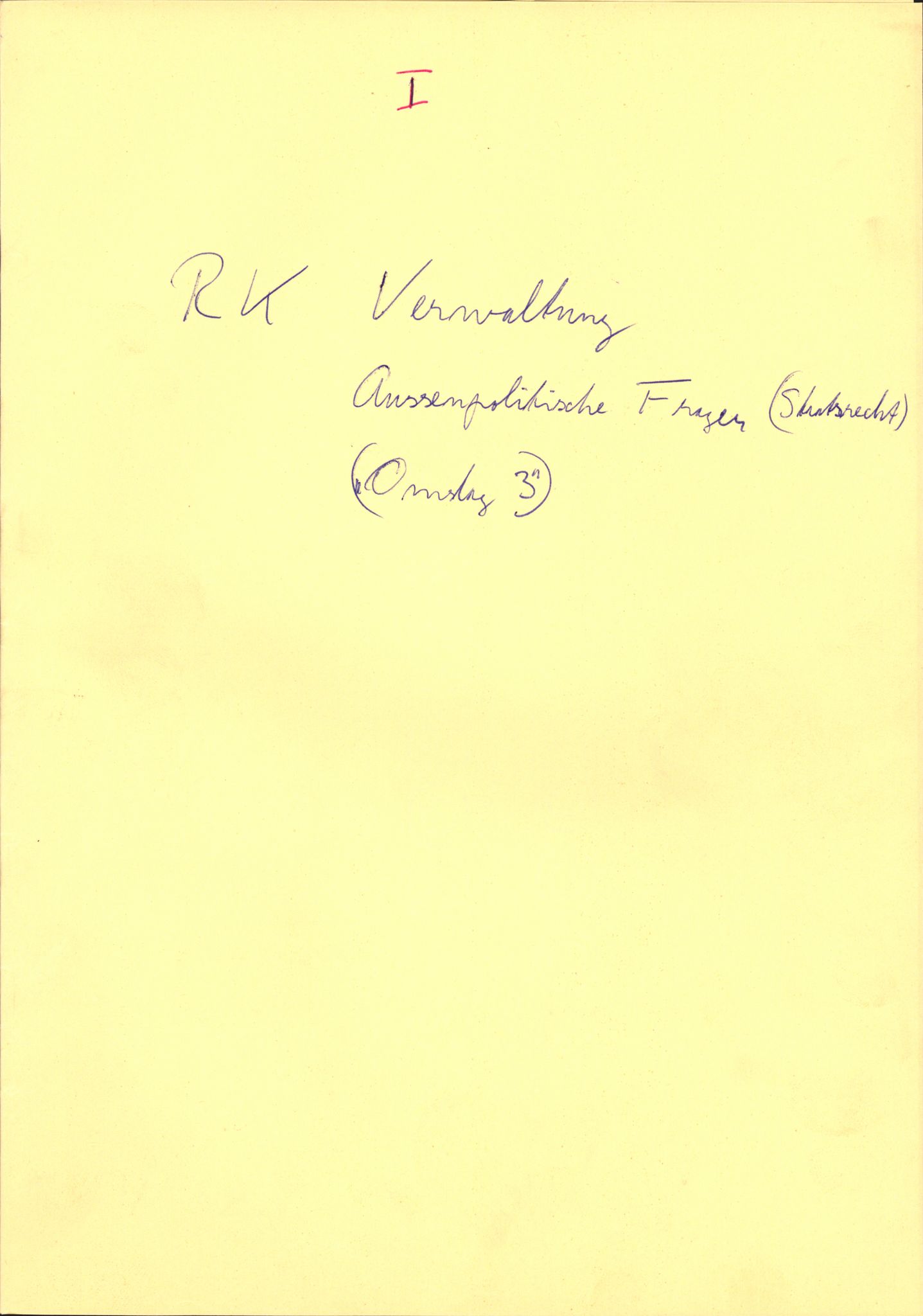 Forsvarets Overkommando. 2 kontor. Arkiv 11.4. Spredte tyske arkivsaker, AV/RA-RAFA-7031/D/Dar/Darb/L0013: Reichskommissariat - Hauptabteilung Vervaltung, 1917-1942, p. 2