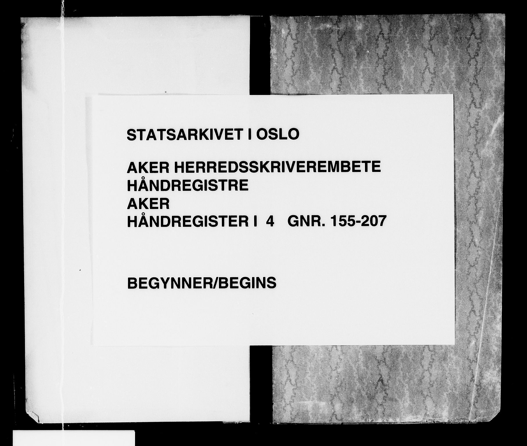 Aker herredsskriveri, SAO/A-10896/G/Ga/Gaa/Gaaa/L0004: Mortgage register no. I 4, 1892-1950