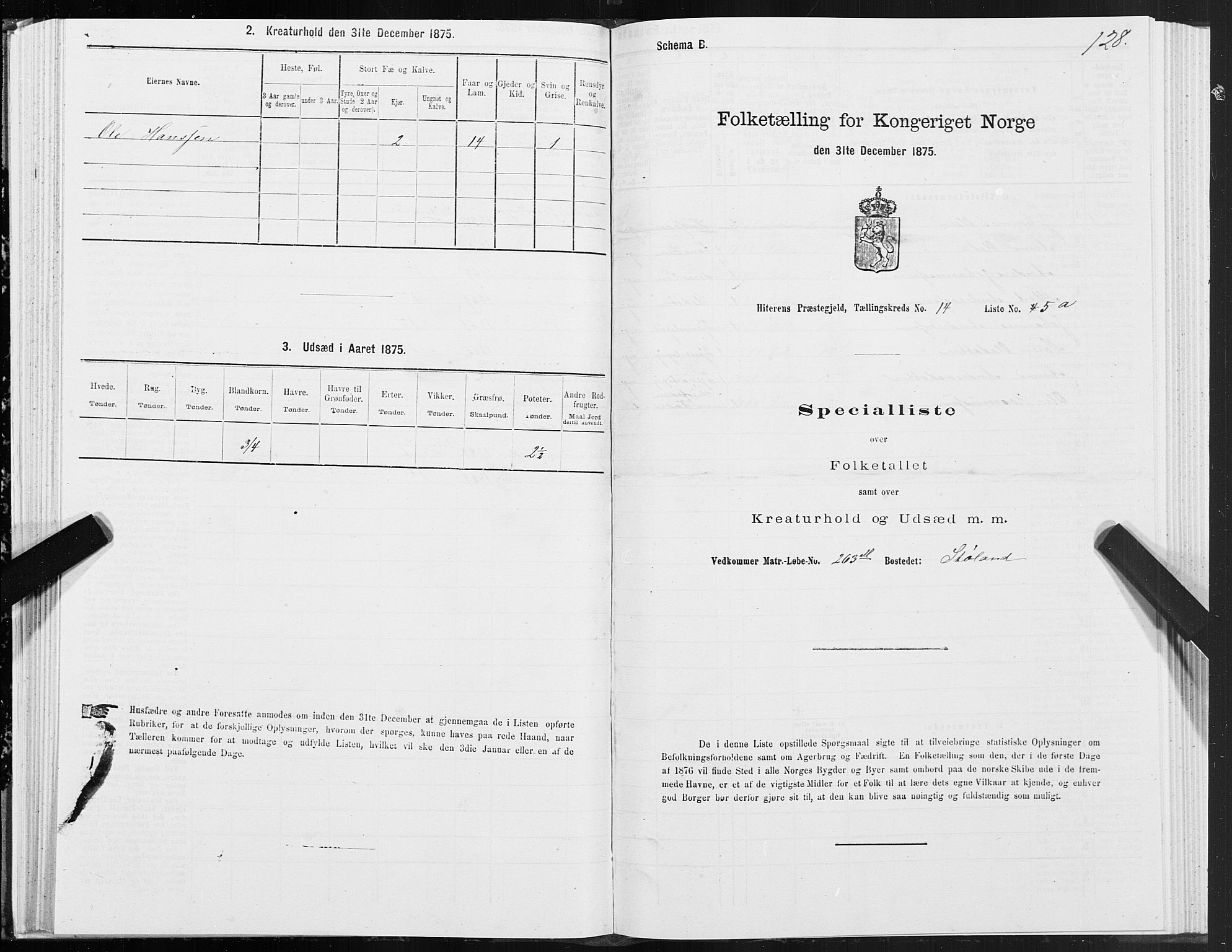 SAT, 1875 census for 1617P Hitra, 1875, p. 7128