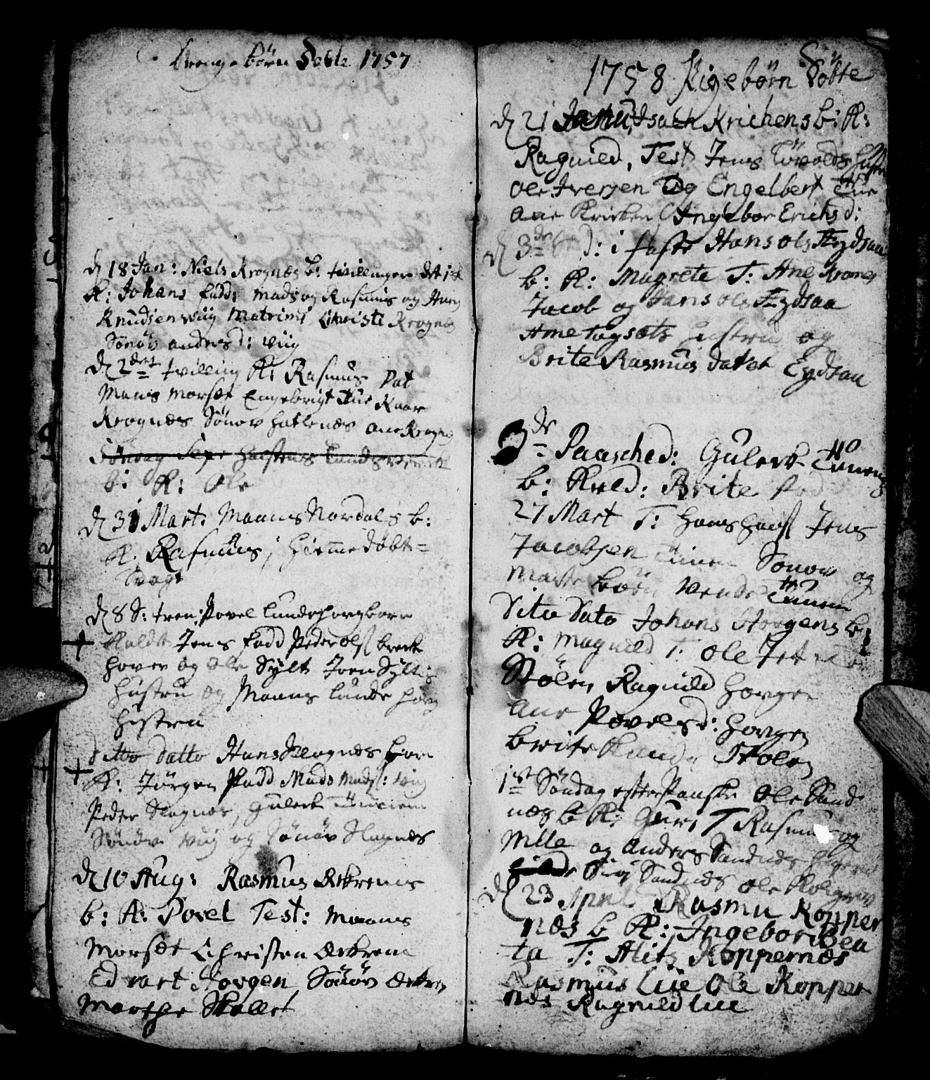 Ministerialprotokoller, klokkerbøker og fødselsregistre - Møre og Romsdal, SAT/A-1454/501/L0001: Parish register (official) no. 501A01, 1742-1760