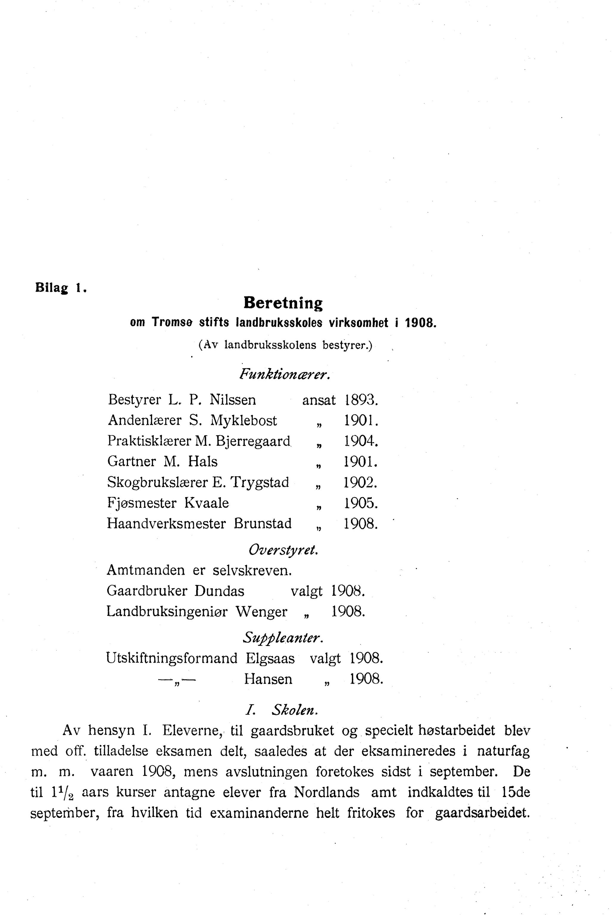 Nordland Fylkeskommune. Fylkestinget, AIN/NFK-17/176/A/Ac/L0032: Fylkestingsforhandlinger 1909, 1909