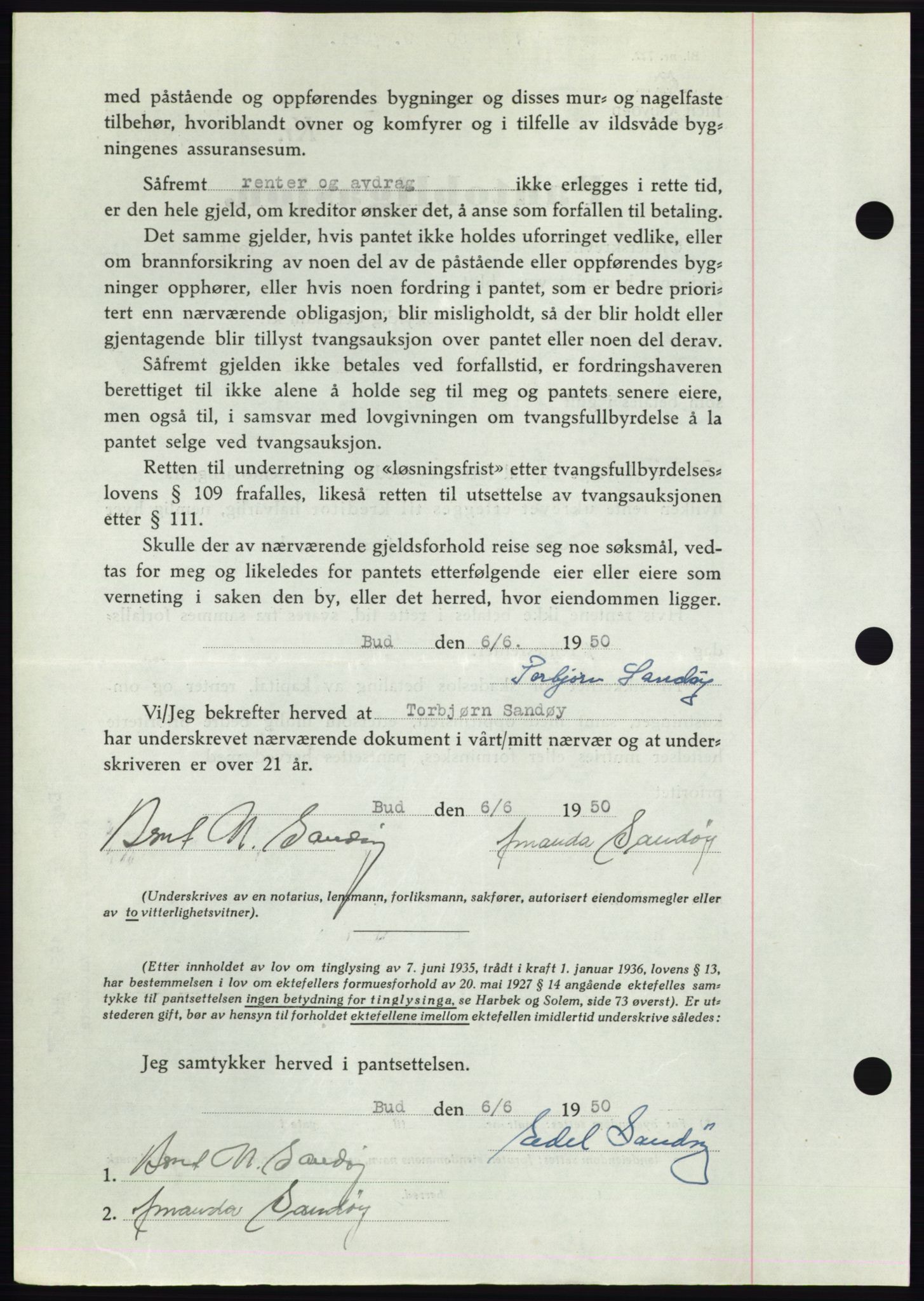 Romsdal sorenskriveri, AV/SAT-A-4149/1/2/2C: Mortgage book no. B5, 1949-1950, Diary no: : 1813/1950