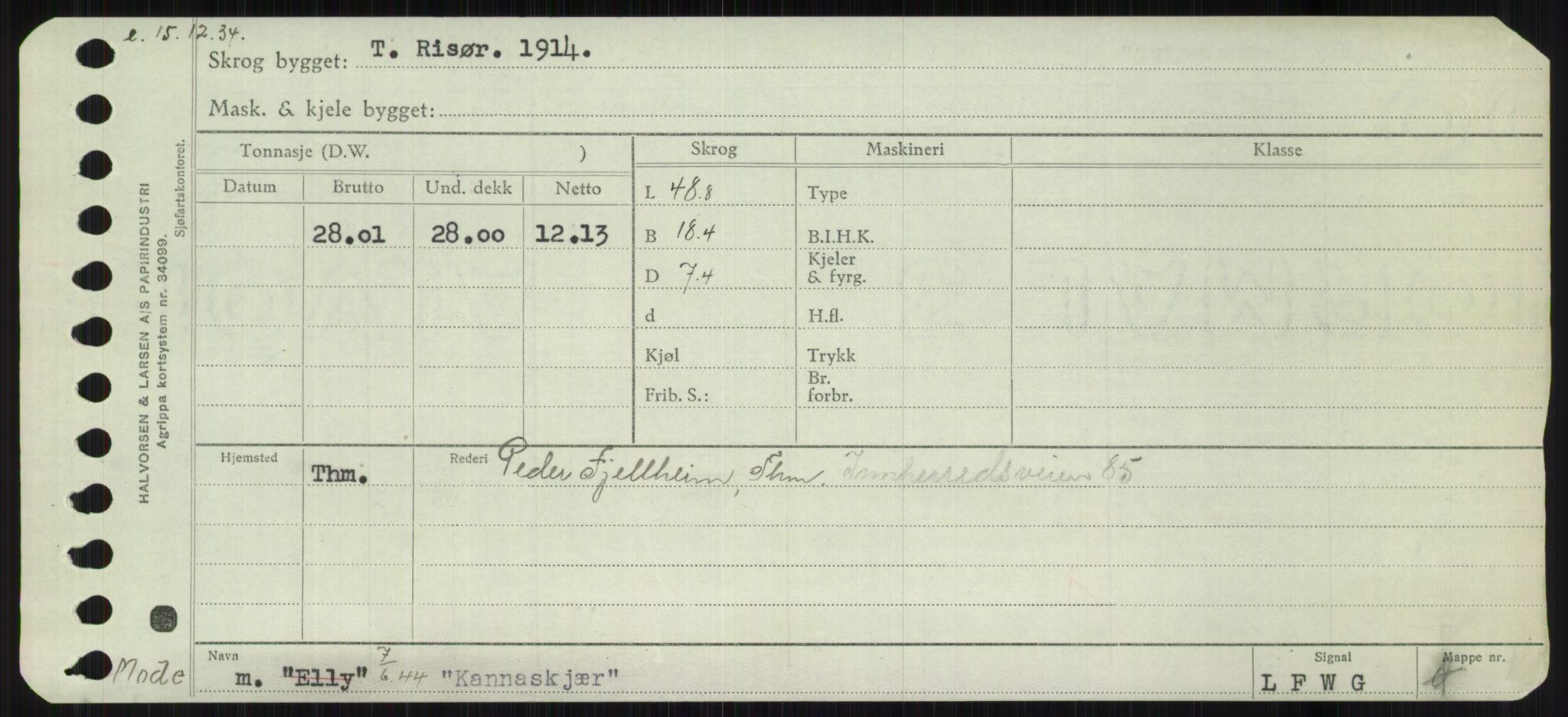 Sjøfartsdirektoratet med forløpere, Skipsmålingen, AV/RA-S-1627/H/Ha/L0003/0001: Fartøy, Hilm-Mar / Fartøy, Hilm-Kol, p. 661