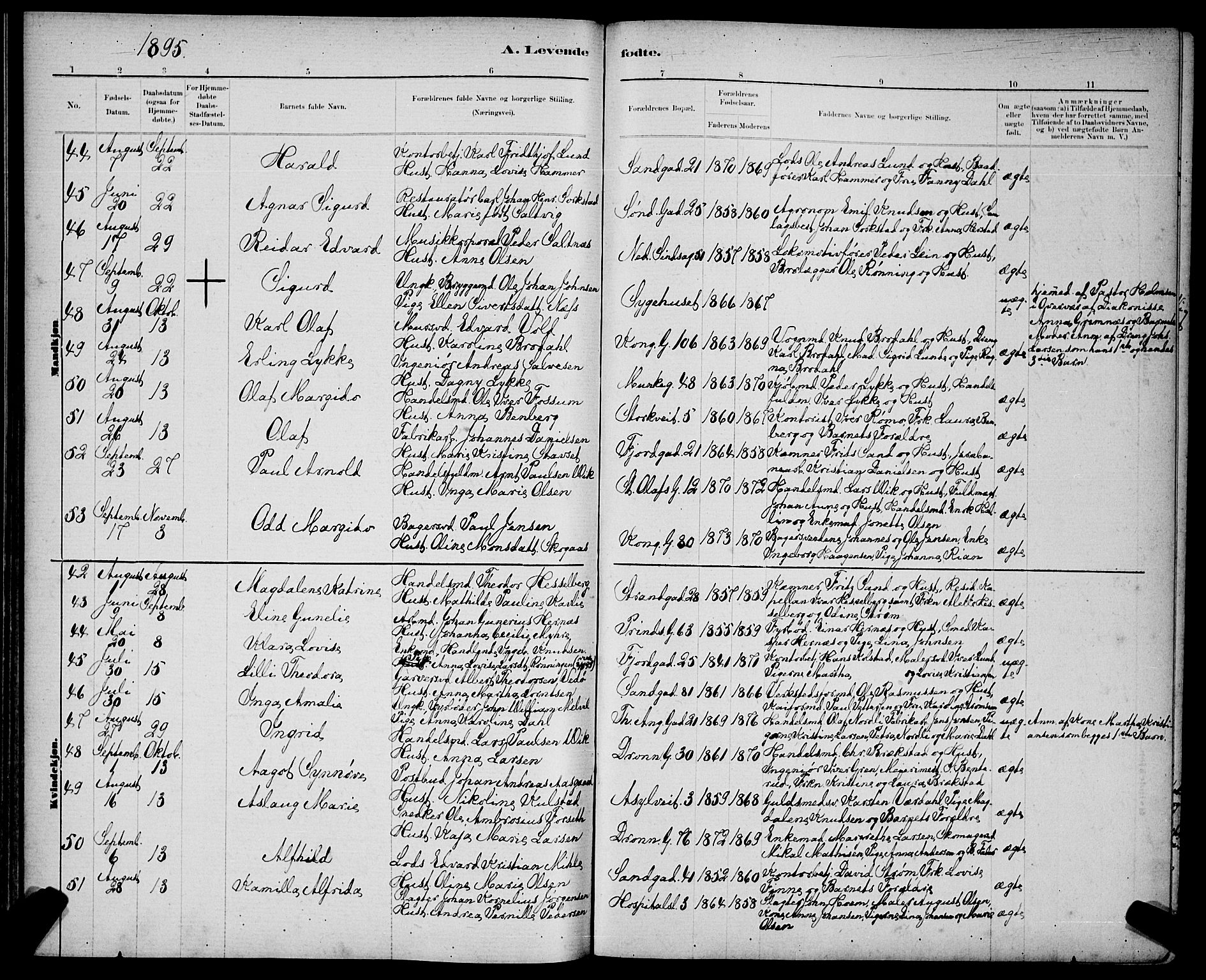 Ministerialprotokoller, klokkerbøker og fødselsregistre - Sør-Trøndelag, SAT/A-1456/602/L0143: Parish register (copy) no. 602C11, 1878-1902