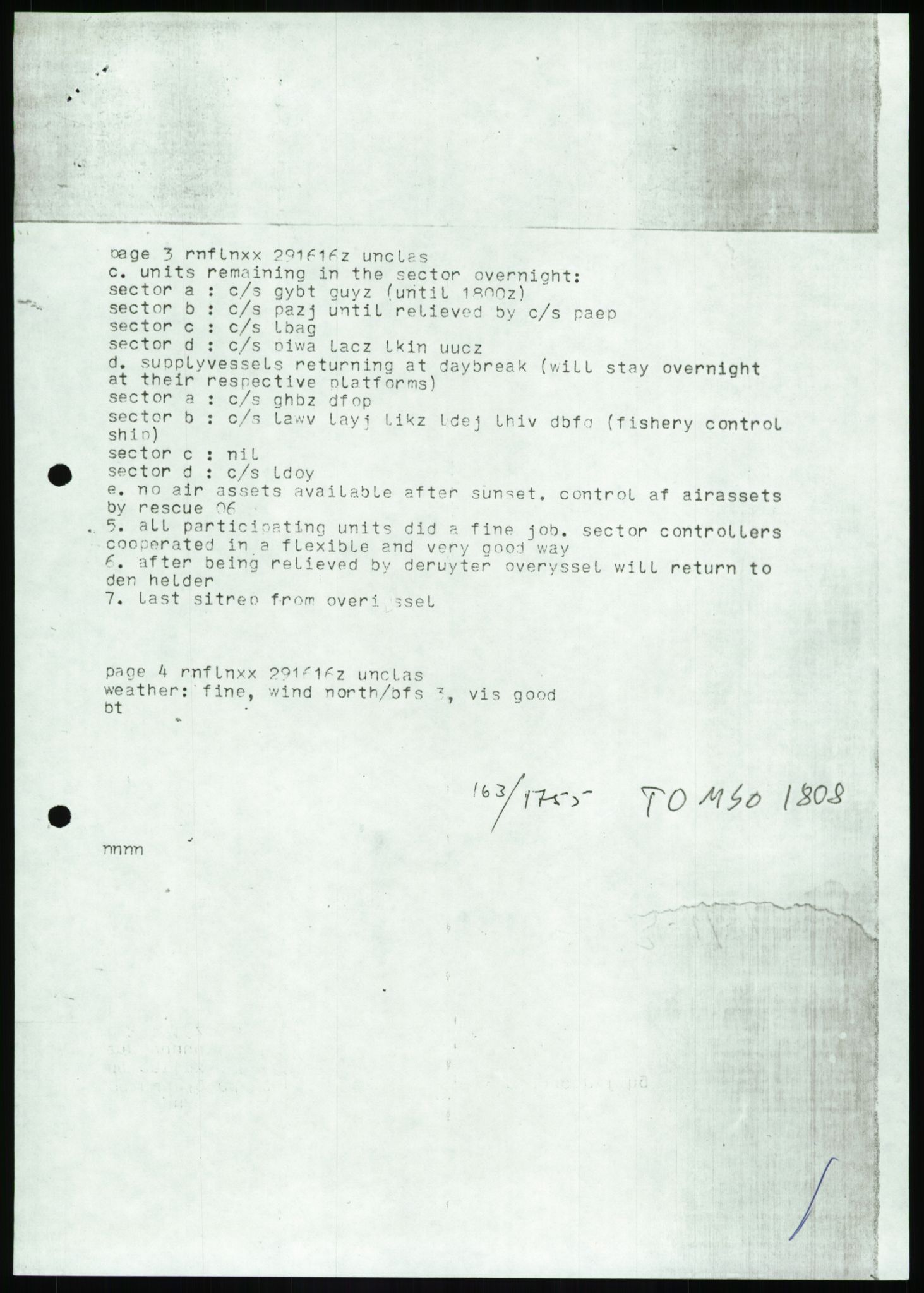 Justisdepartementet, Granskningskommisjonen ved Alexander Kielland-ulykken 27.3.1980, AV/RA-S-1165/D/L0017: P Hjelpefartøy (Doku.liste + P1-P6 av 6)/Q Hovedredningssentralen (Q0-Q27 av 27), 1980-1981, p. 218
