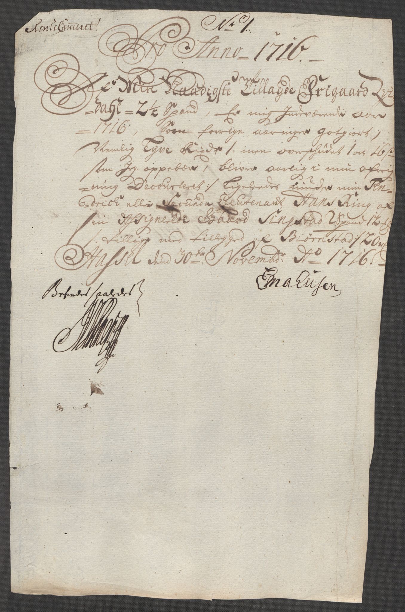 Rentekammeret inntil 1814, Reviderte regnskaper, Fogderegnskap, AV/RA-EA-4092/R57/L3864: Fogderegnskap Fosen, 1716, p. 180