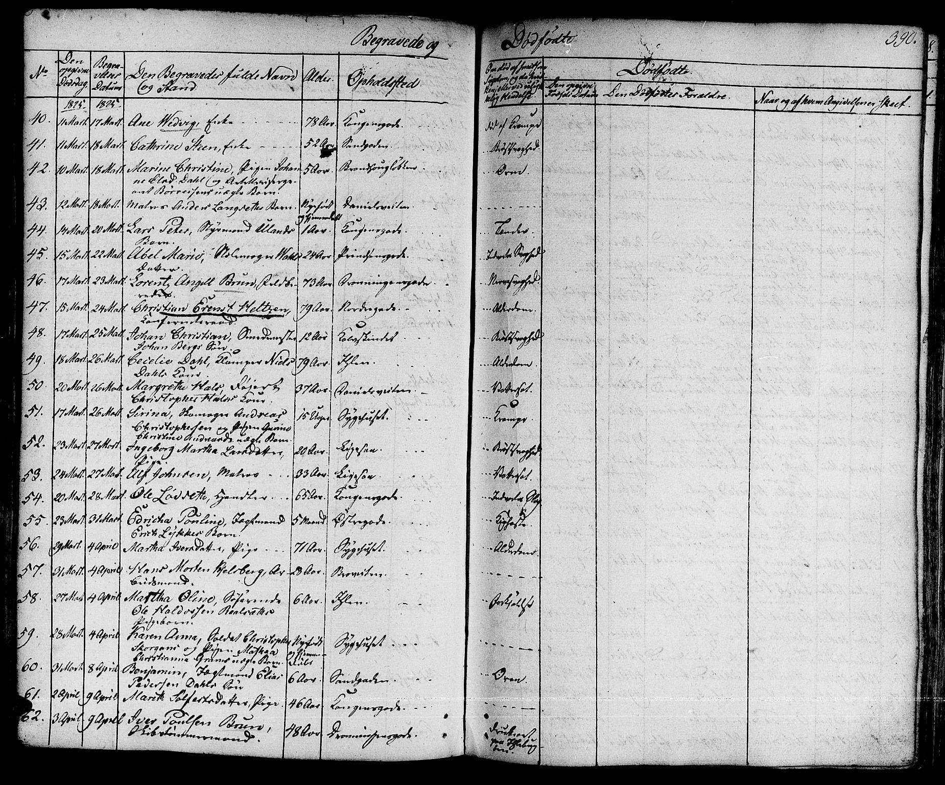 Ministerialprotokoller, klokkerbøker og fødselsregistre - Sør-Trøndelag, SAT/A-1456/601/L0045: Parish register (official) no. 601A13, 1821-1831, p. 390