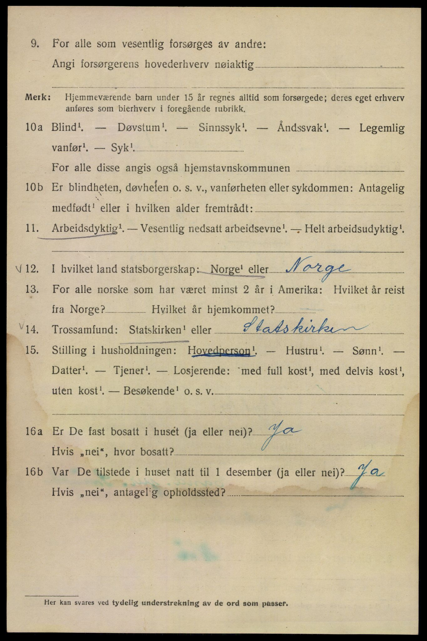 SAO, 1920 census for Kristiania, 1920, p. 366030