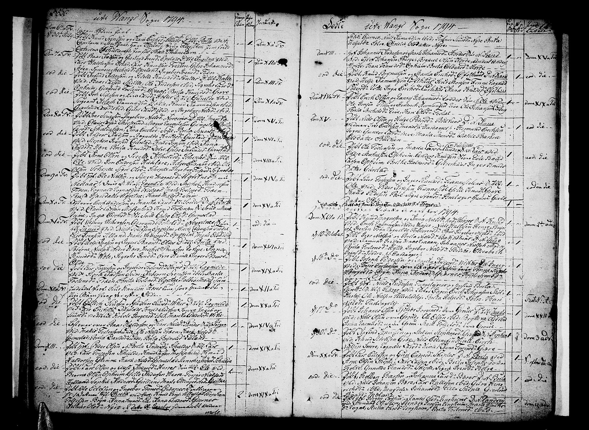 Voss sokneprestembete, AV/SAB-A-79001/H/Haa: Parish register (official) no. A 9, 1780-1810, p. 127