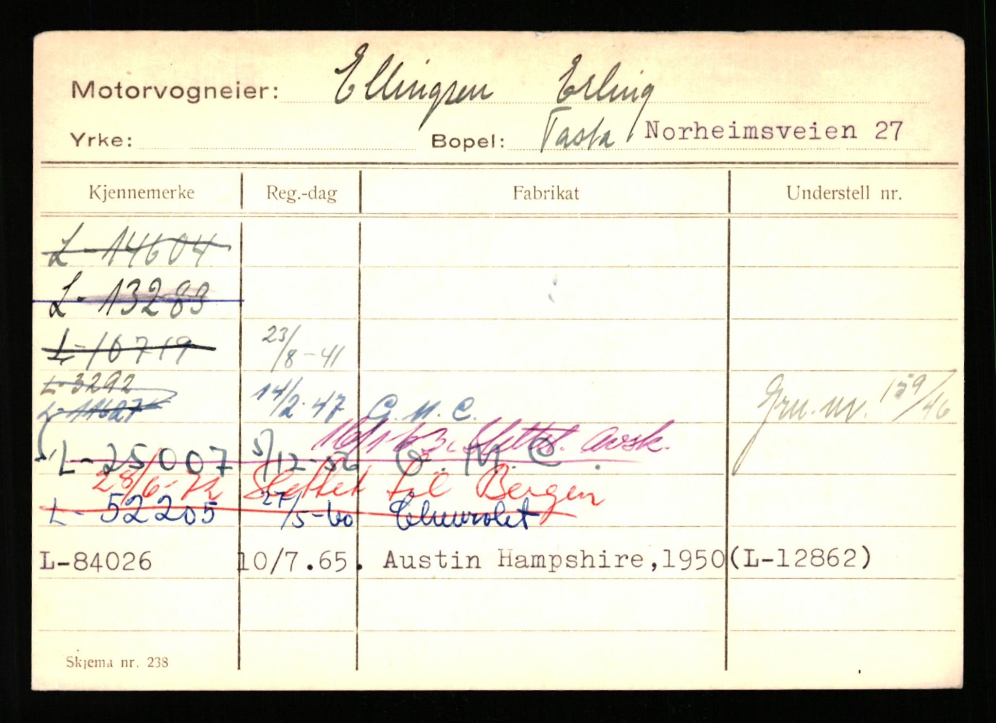 Stavanger trafikkstasjon, AV/SAST-A-101942/0/H/L0007: Egerøy - Eppeland, 1930-1971, p. 2083