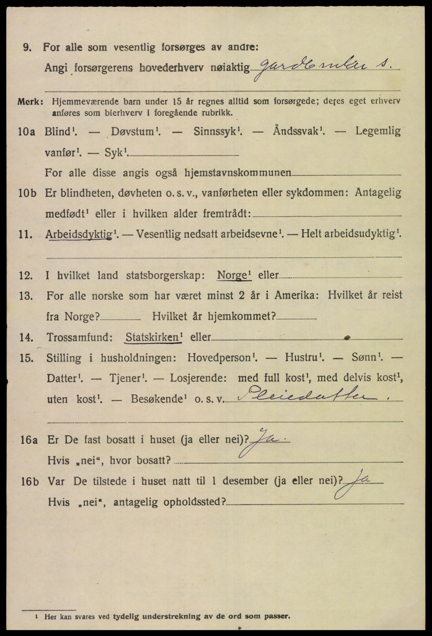 SAK, 1920 census for Halse og Harkmark, 1920, p. 6174