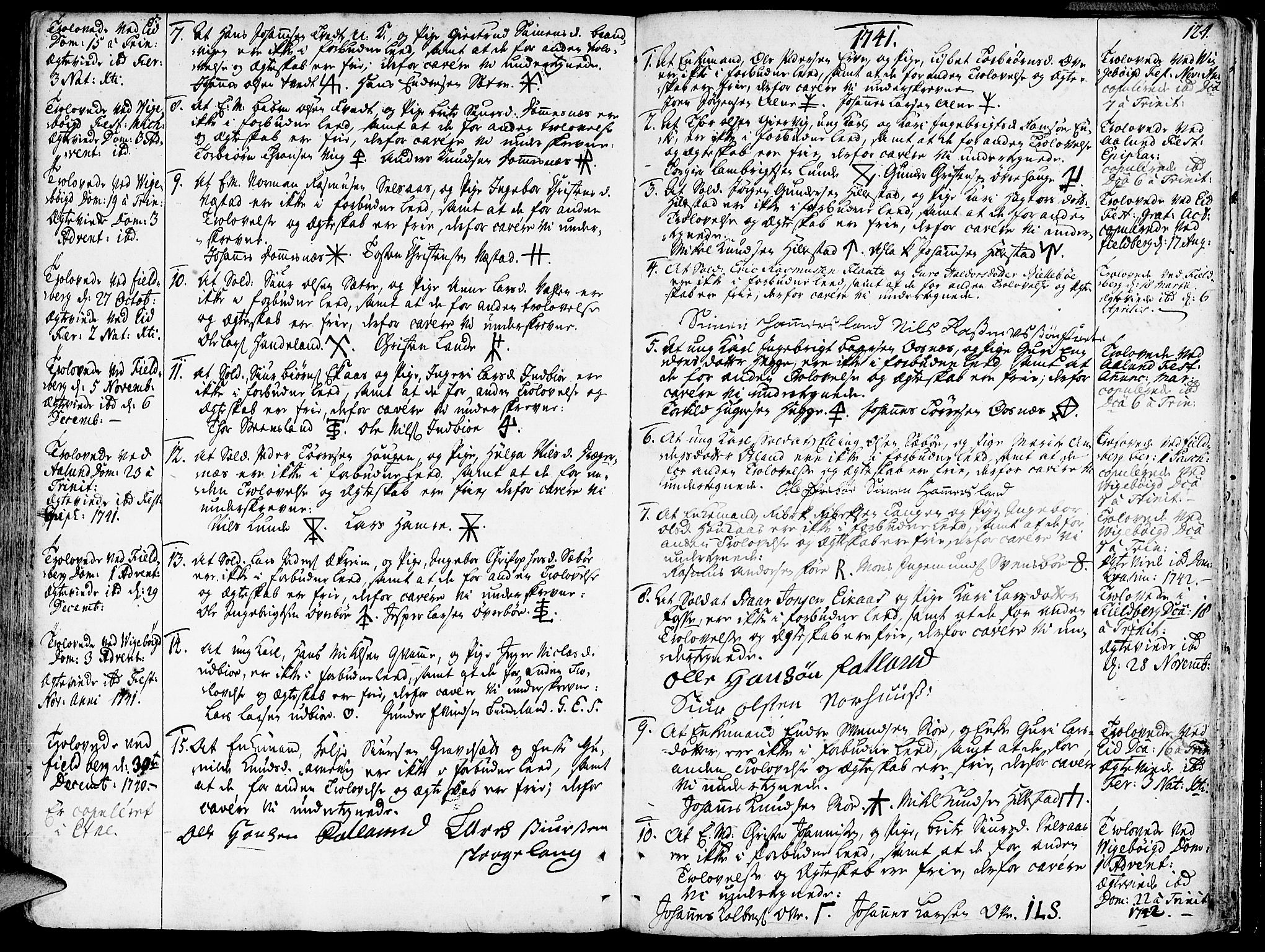 Fjelberg sokneprestembete, SAB/A-75201/H/Haa: Parish register (official) no. A 1, 1739-1759, p. 124