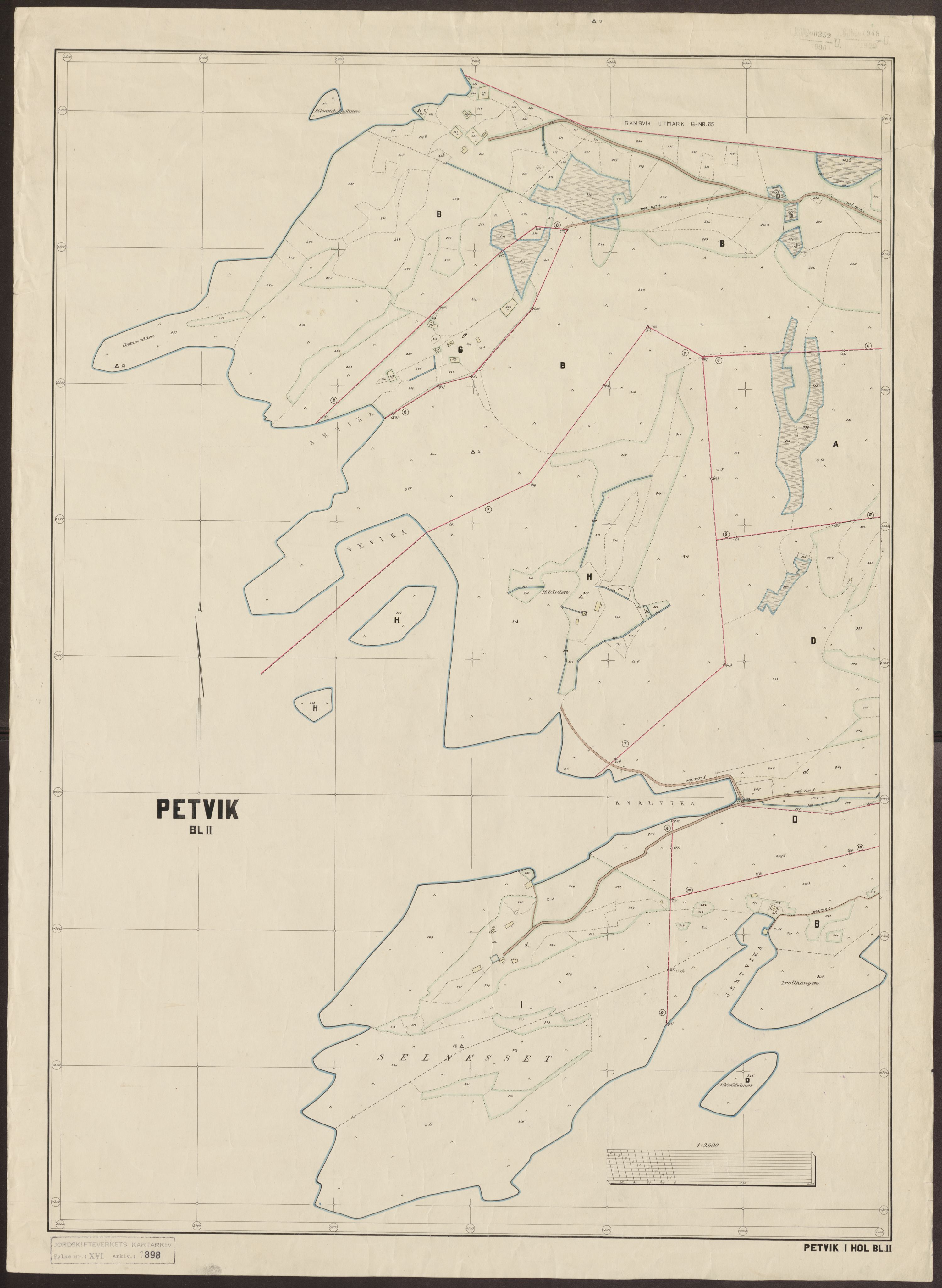 Jordskifteverkets kartarkiv, AV/RA-S-3929/T, 1859-1988, p. 2293