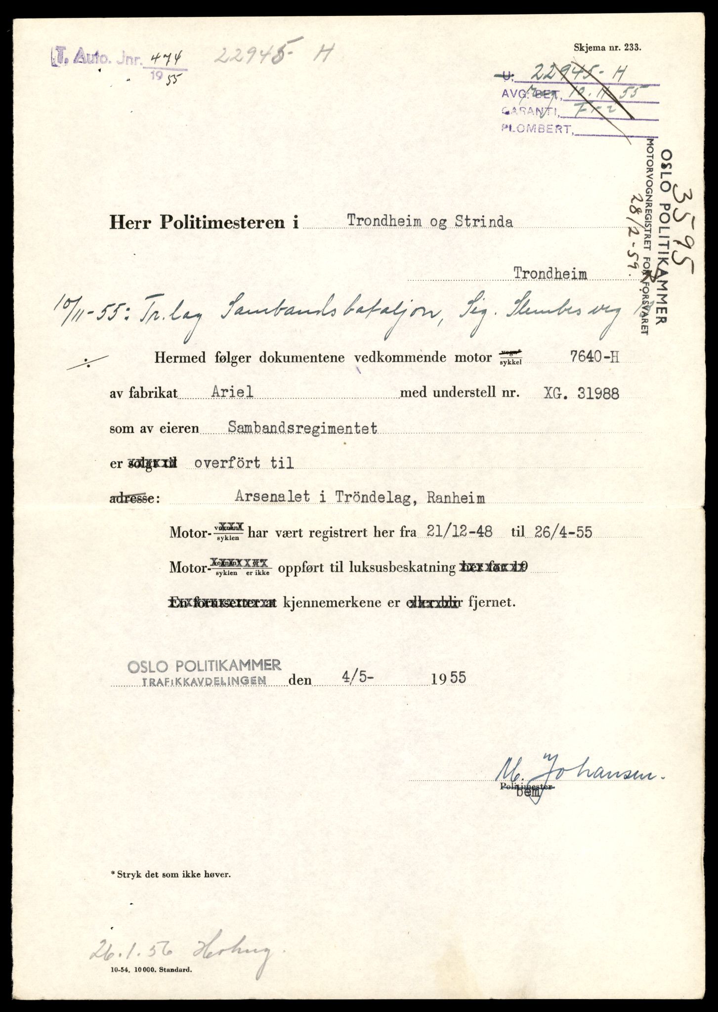 Møre og Romsdal vegkontor - Ålesund trafikkstasjon, SAT/A-4099/F/Fe/L0049: Registreringskort for kjøretøy T 14864 - T 18613, 1927-1998, p. 3271