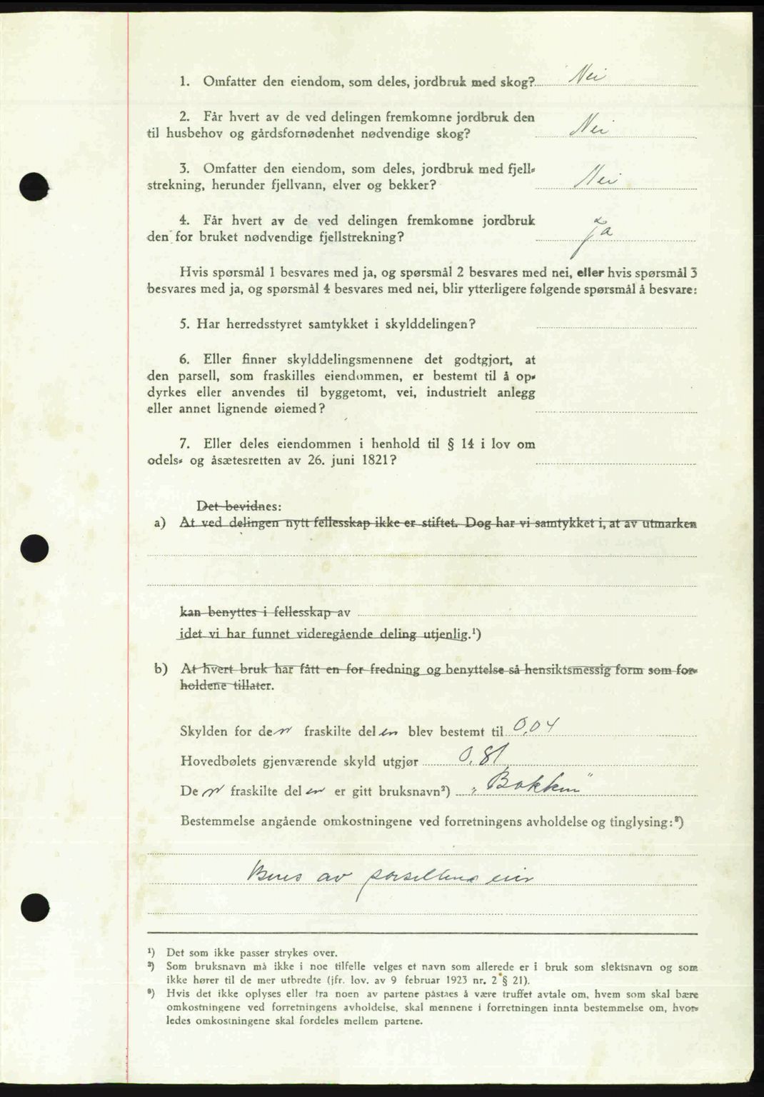 Romsdal sorenskriveri, SAT/A-4149/1/2/2C: Mortgage book no. A24, 1947-1947, Diary no: : 2307/1947