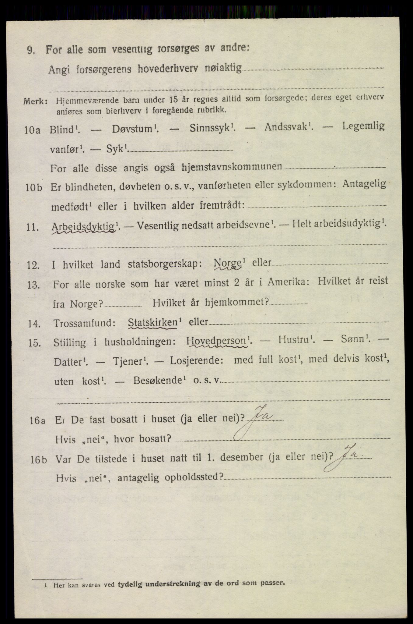 SAH, 1920 census for Sør-Odal, 1920, p. 13916