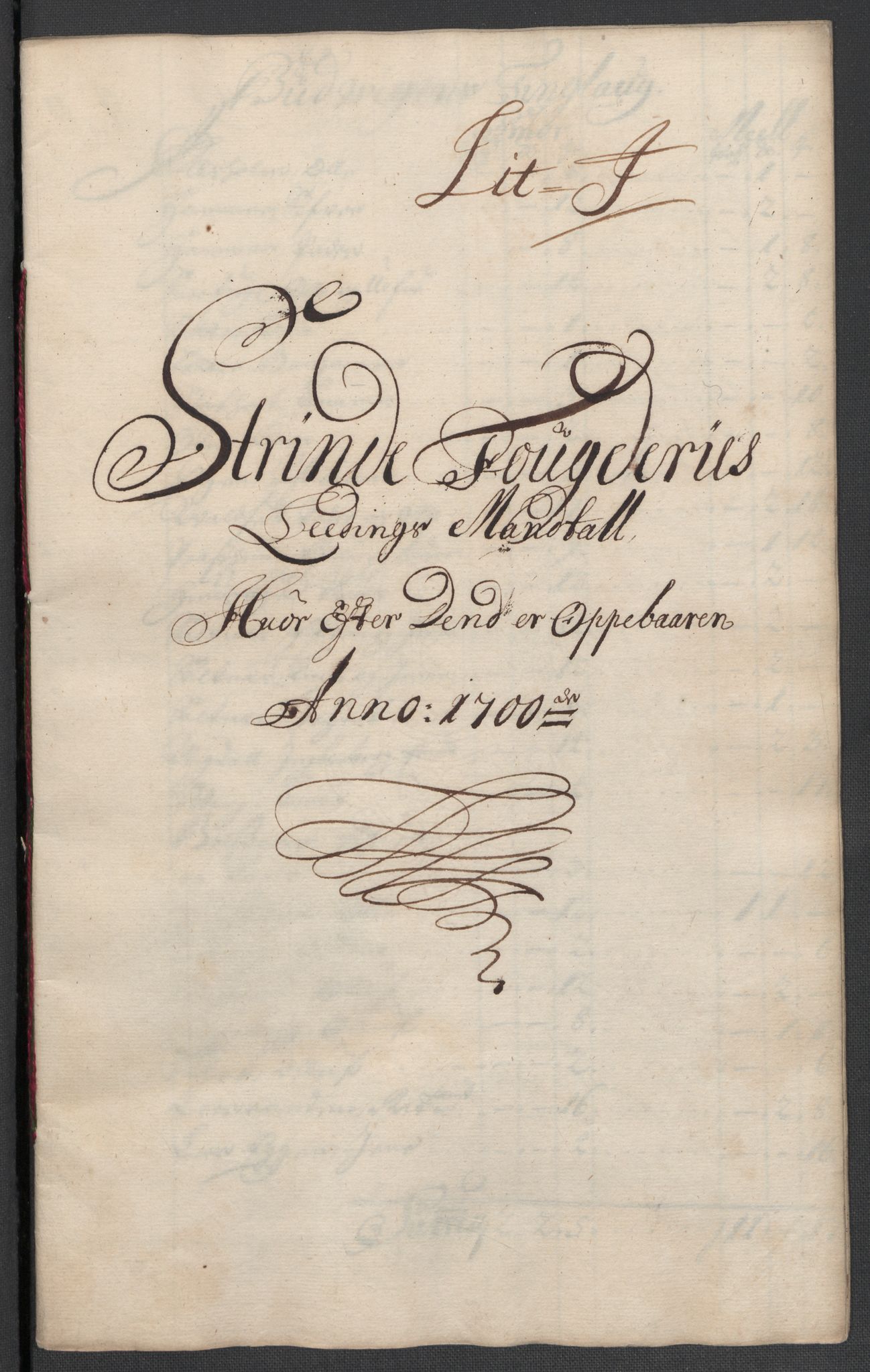 Rentekammeret inntil 1814, Reviderte regnskaper, Fogderegnskap, AV/RA-EA-4092/R61/L4107: Fogderegnskap Strinda og Selbu, 1698-1700, p. 386