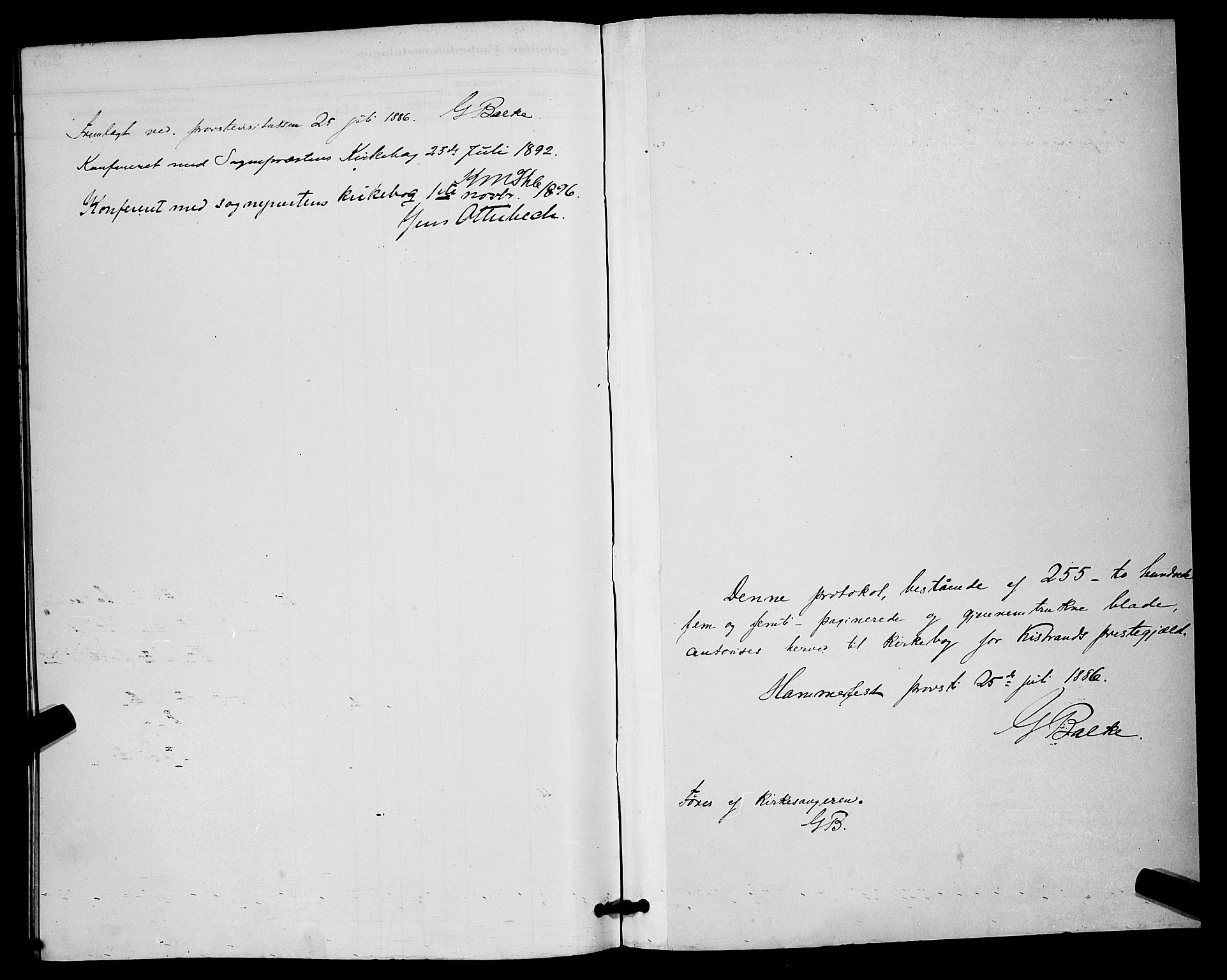 Kistrand/Porsanger sokneprestembete, AV/SATØ-S-1351/H/Hb/L0004.klokk: Parish register (copy) no. 4, 1885-1894