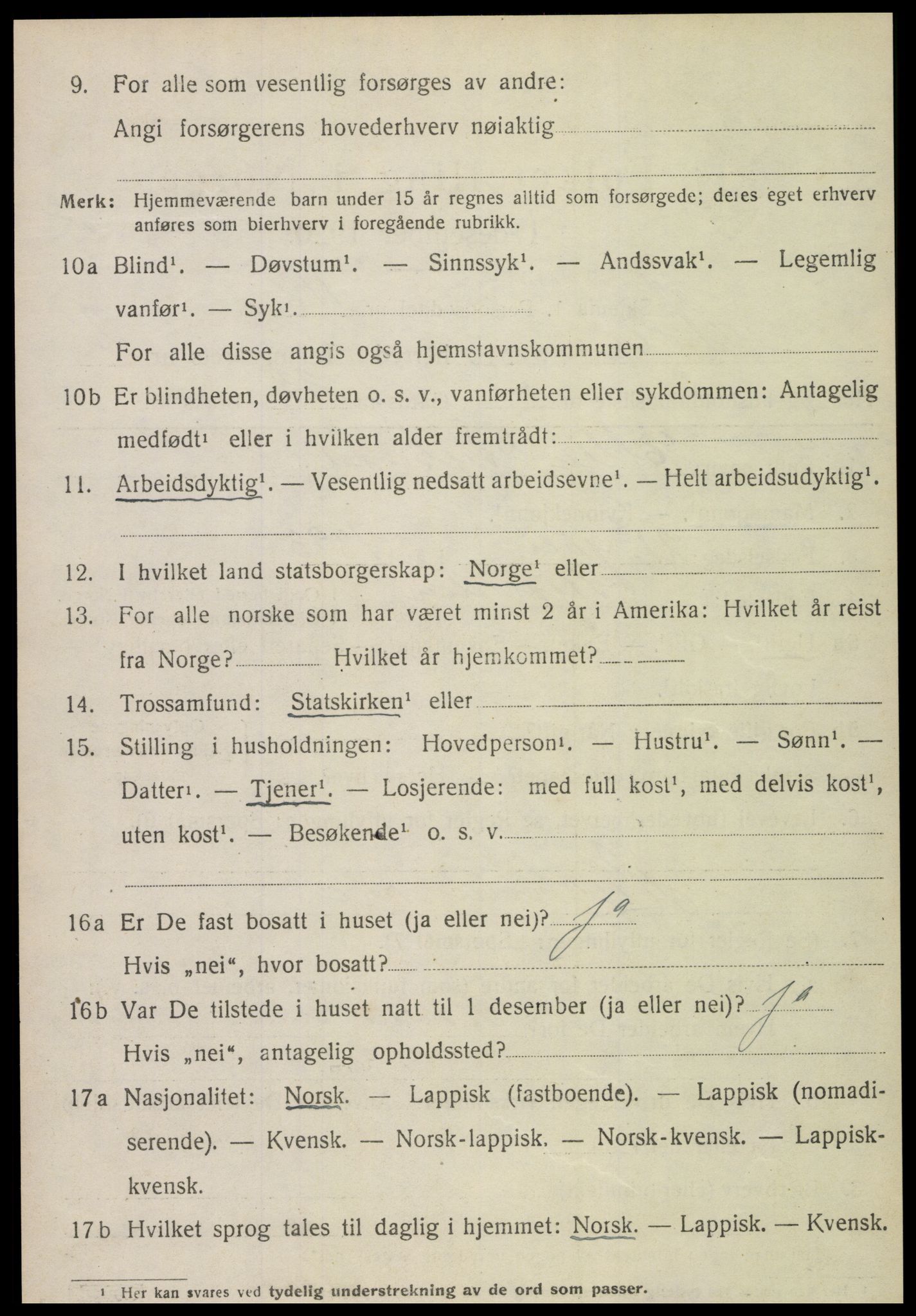 SAT, 1920 census for Åsen, 1920, p. 1931