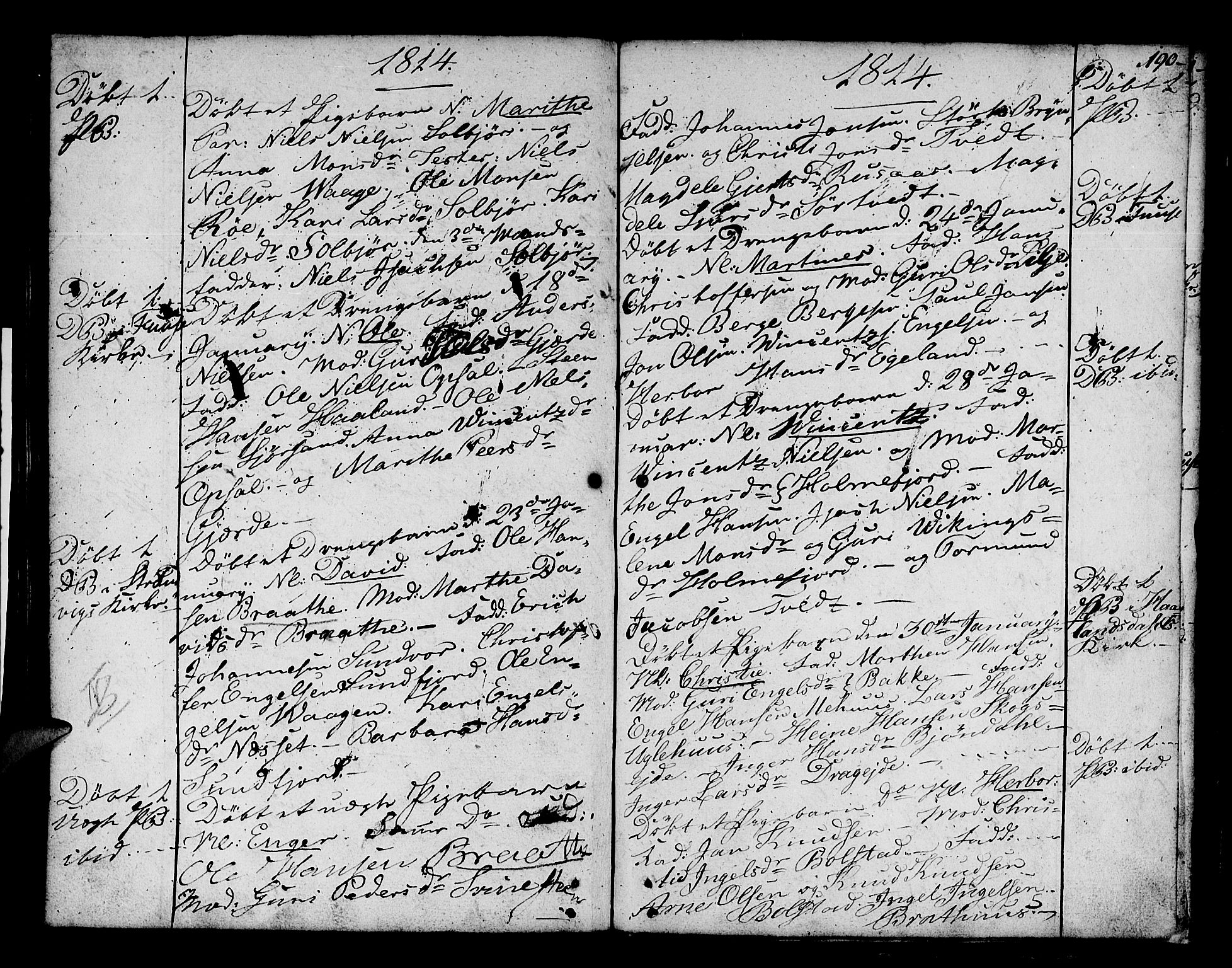 Os sokneprestembete, SAB/A-99929: Parish register (official) no. A 11, 1789-1815, p. 190