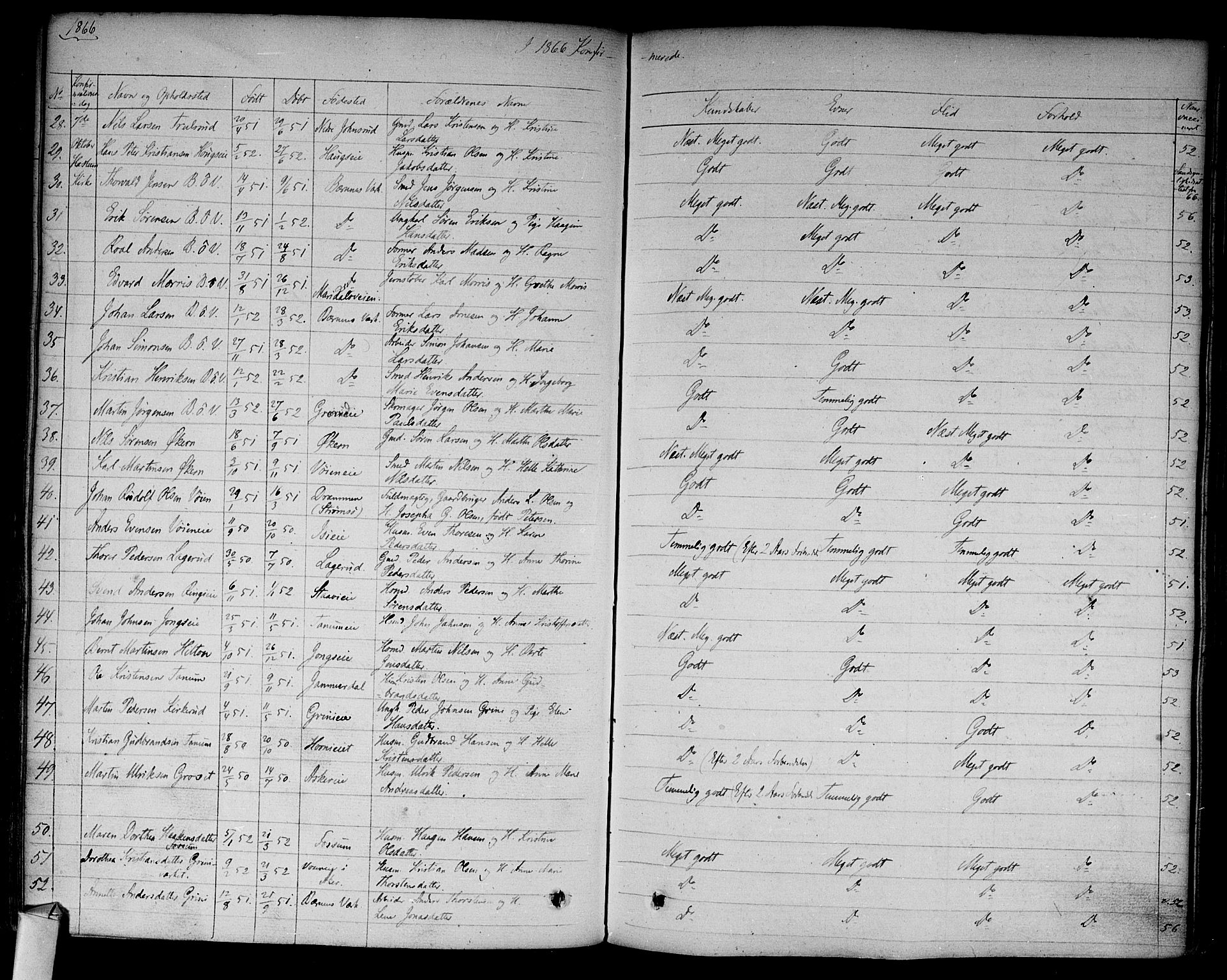 Asker prestekontor Kirkebøker, AV/SAO-A-10256a/F/Fa/L0009: Parish register (official) no. I 9, 1825-1878, p. 242