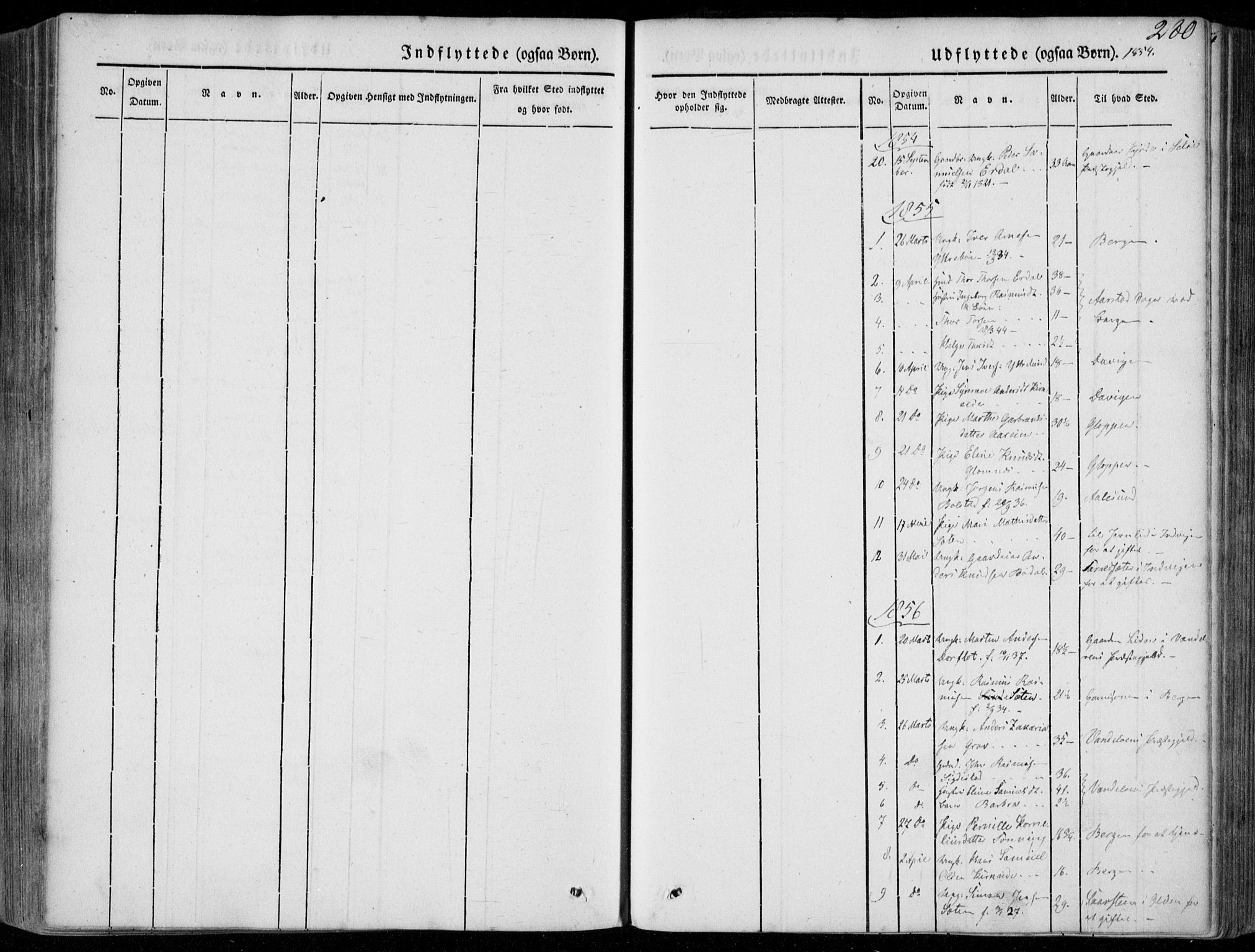 Stryn Sokneprestembete, SAB/A-82501: Parish register (official) no. A 2, 1844-1861, p. 280
