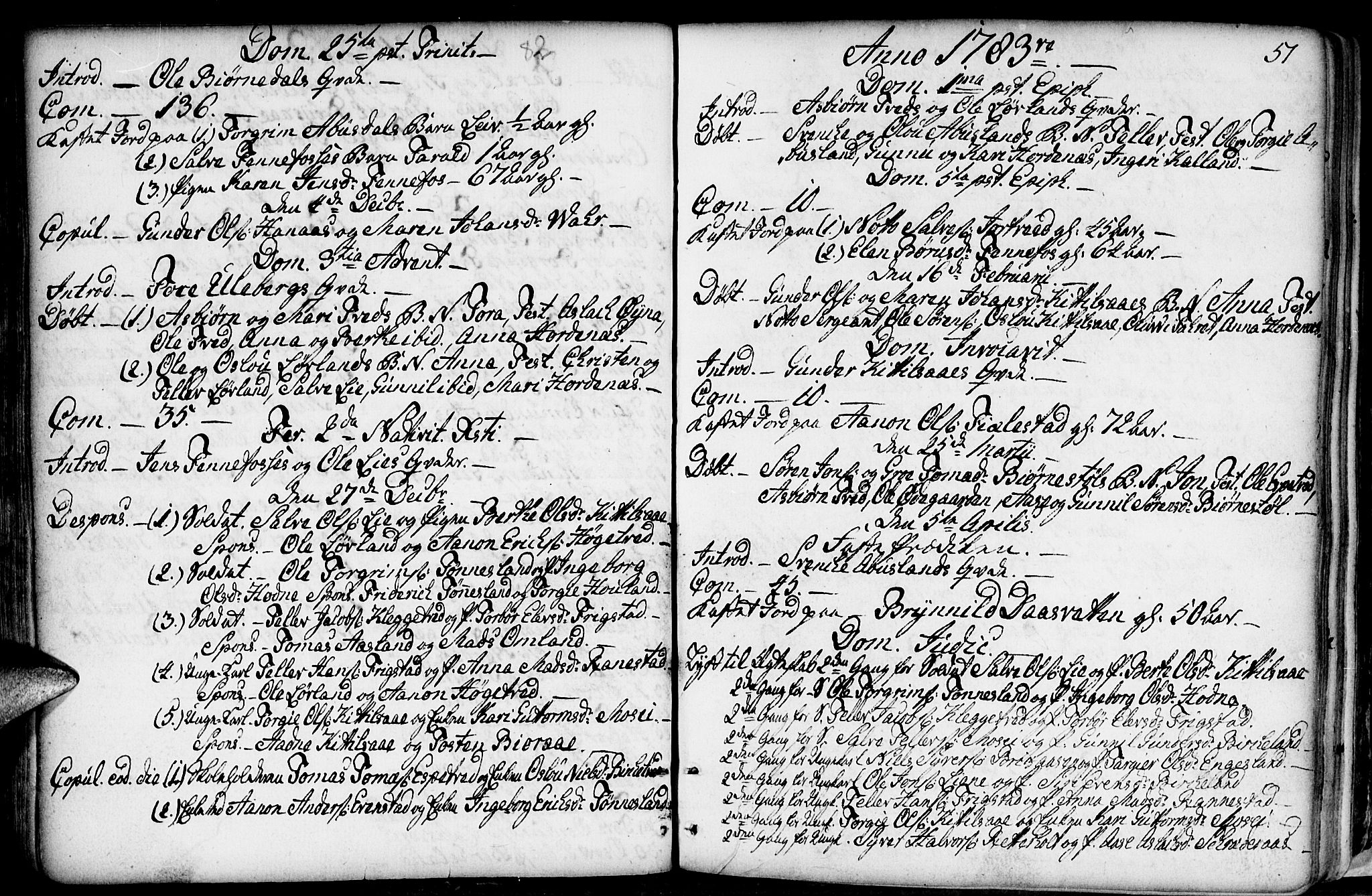 Evje sokneprestkontor, SAK/1111-0008/F/Fa/Fab/L0002: Parish register (official) no. A 2, 1765-1816, p. 51