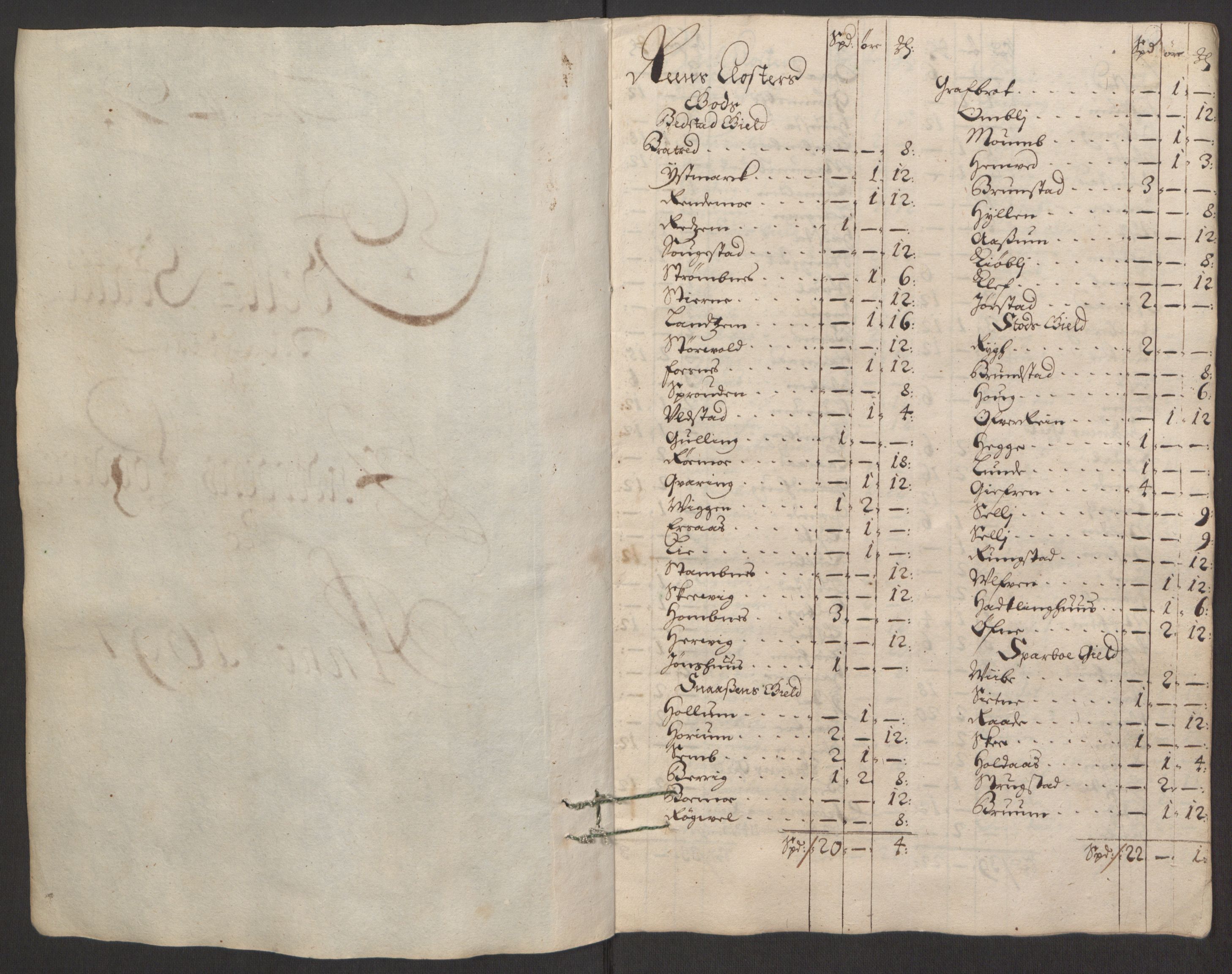 Rentekammeret inntil 1814, Reviderte regnskaper, Fogderegnskap, RA/EA-4092/R63/L4309: Fogderegnskap Inderøy, 1695-1697, p. 408